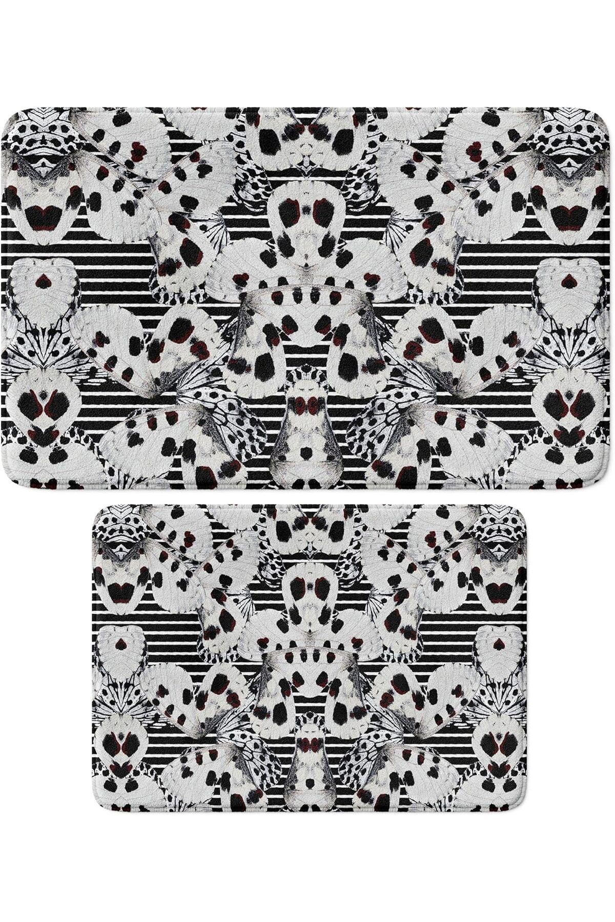 KDROĞLU plamystical Mikrofiber Banyo Paspası, Kaymaz Taban, Makinede Yıkanabilir, Çok Amaçlı Halı (448