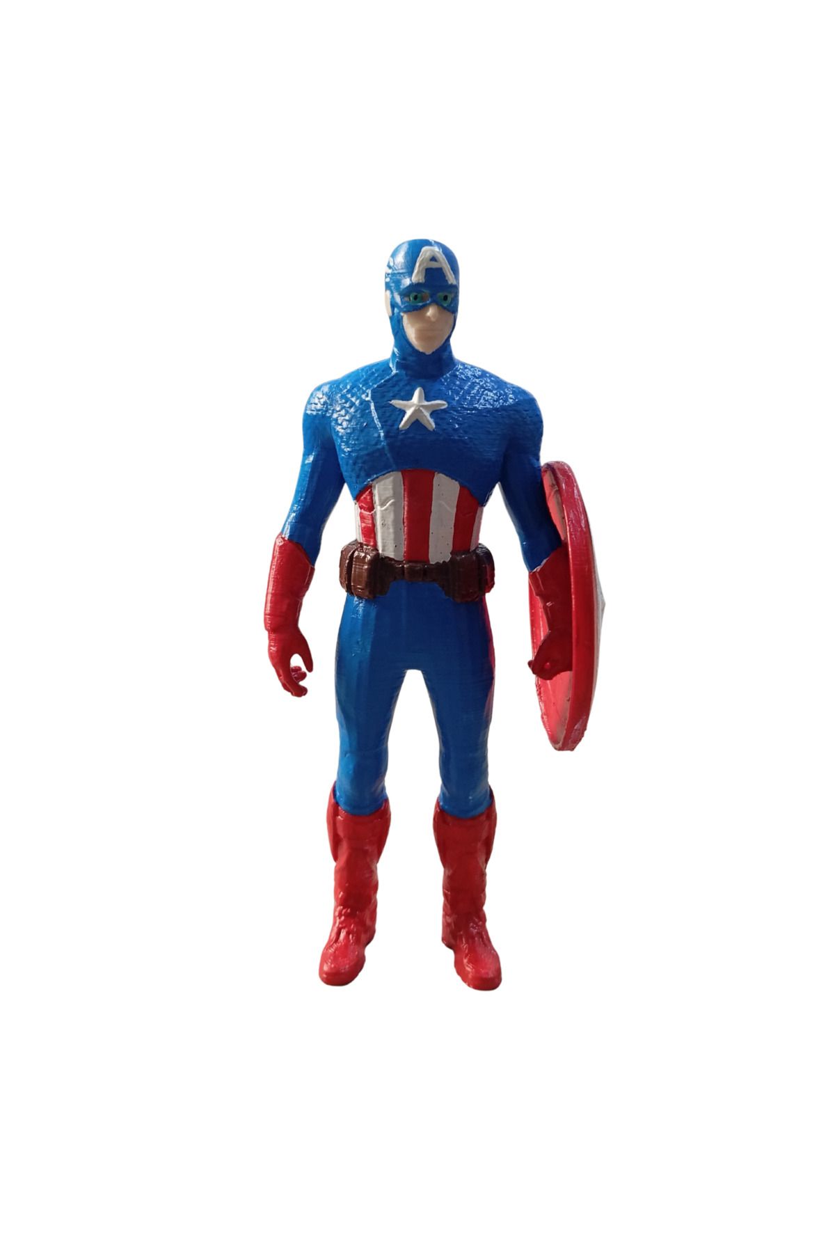 Olgun GiftShop Kaptan Amerika Kalkanlı Avengers Figür 3D Tasarım 15 CM