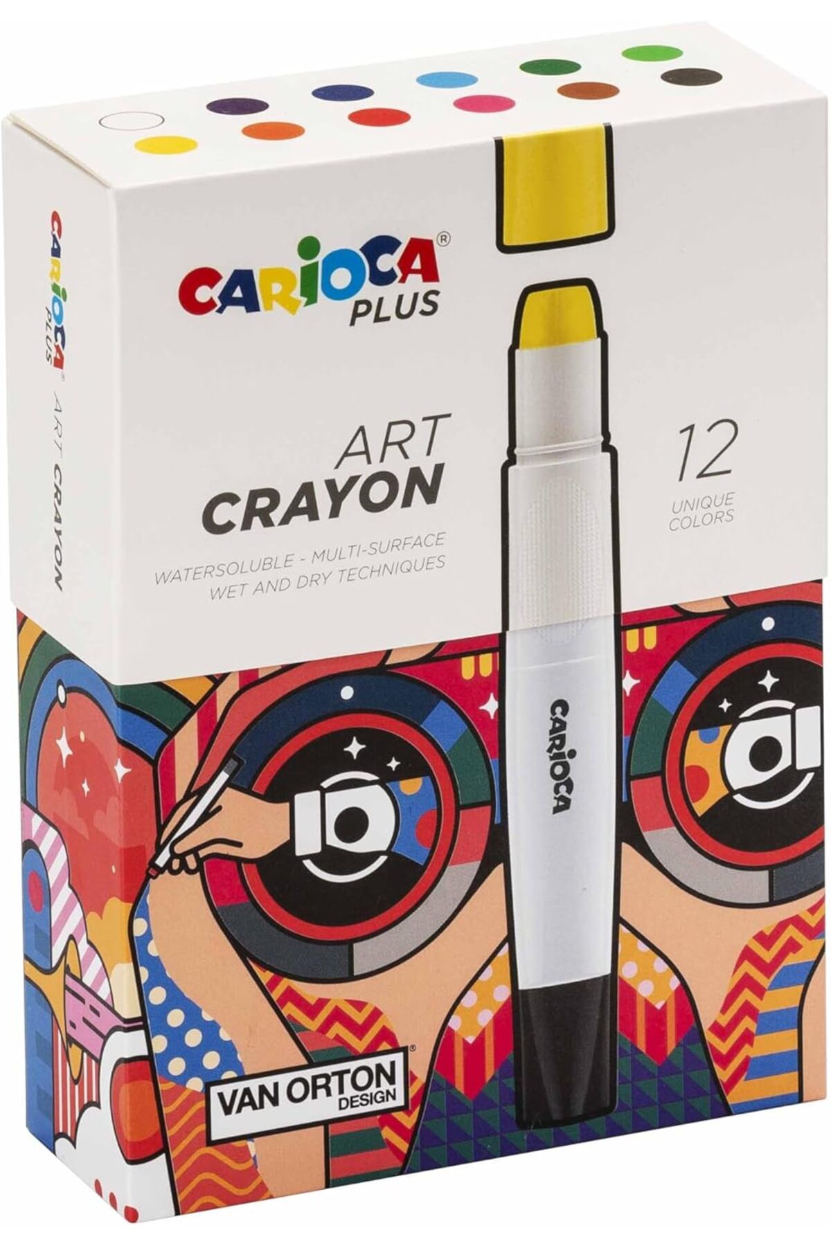 KDROĞLU plamystical Plus Art Crayon Boya 12'Li (Sert Kutu) newing 1139529