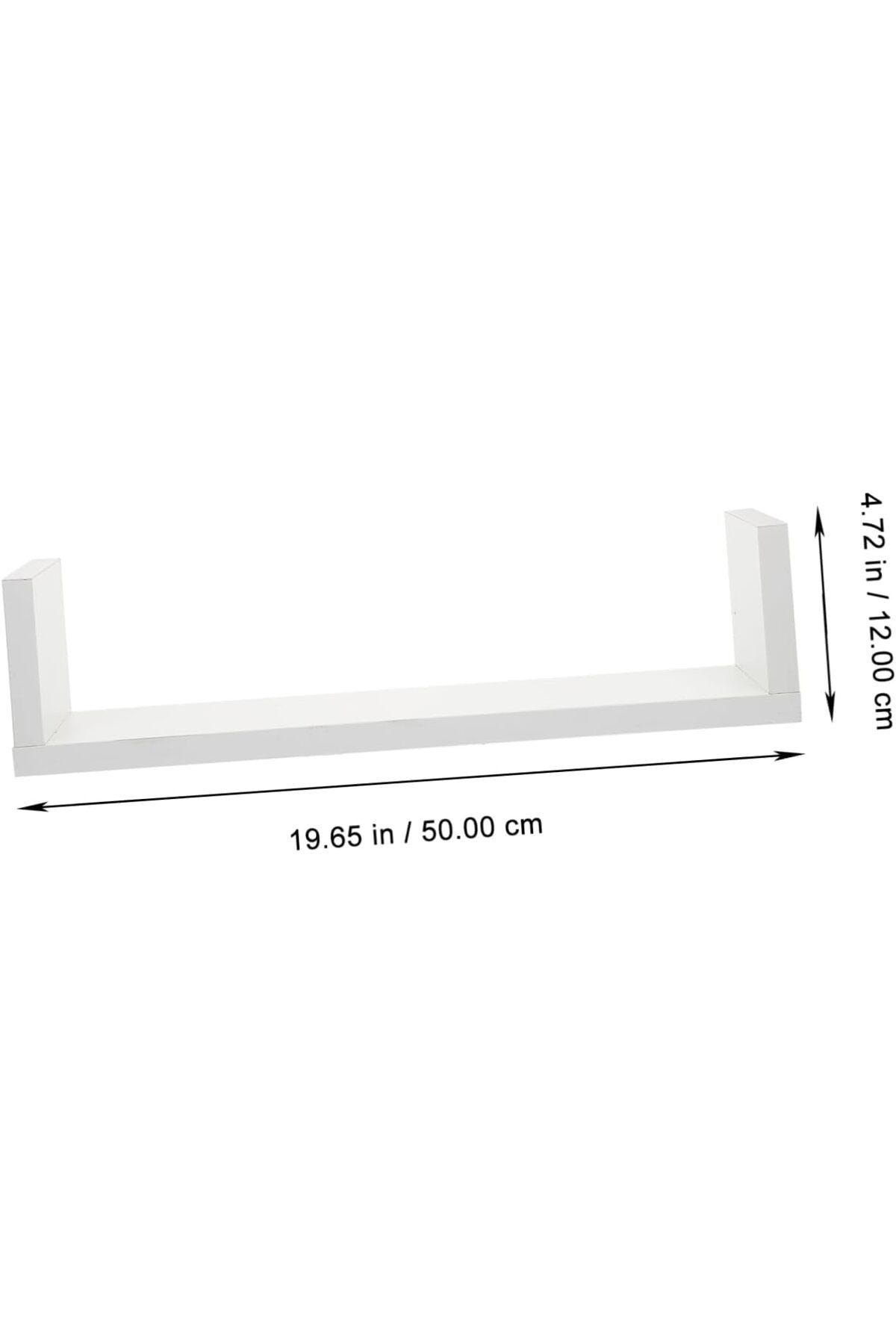 COOYA-U-Style Home Book Shelf 3-Piece DIY 43x10x12 cm Wood White 2