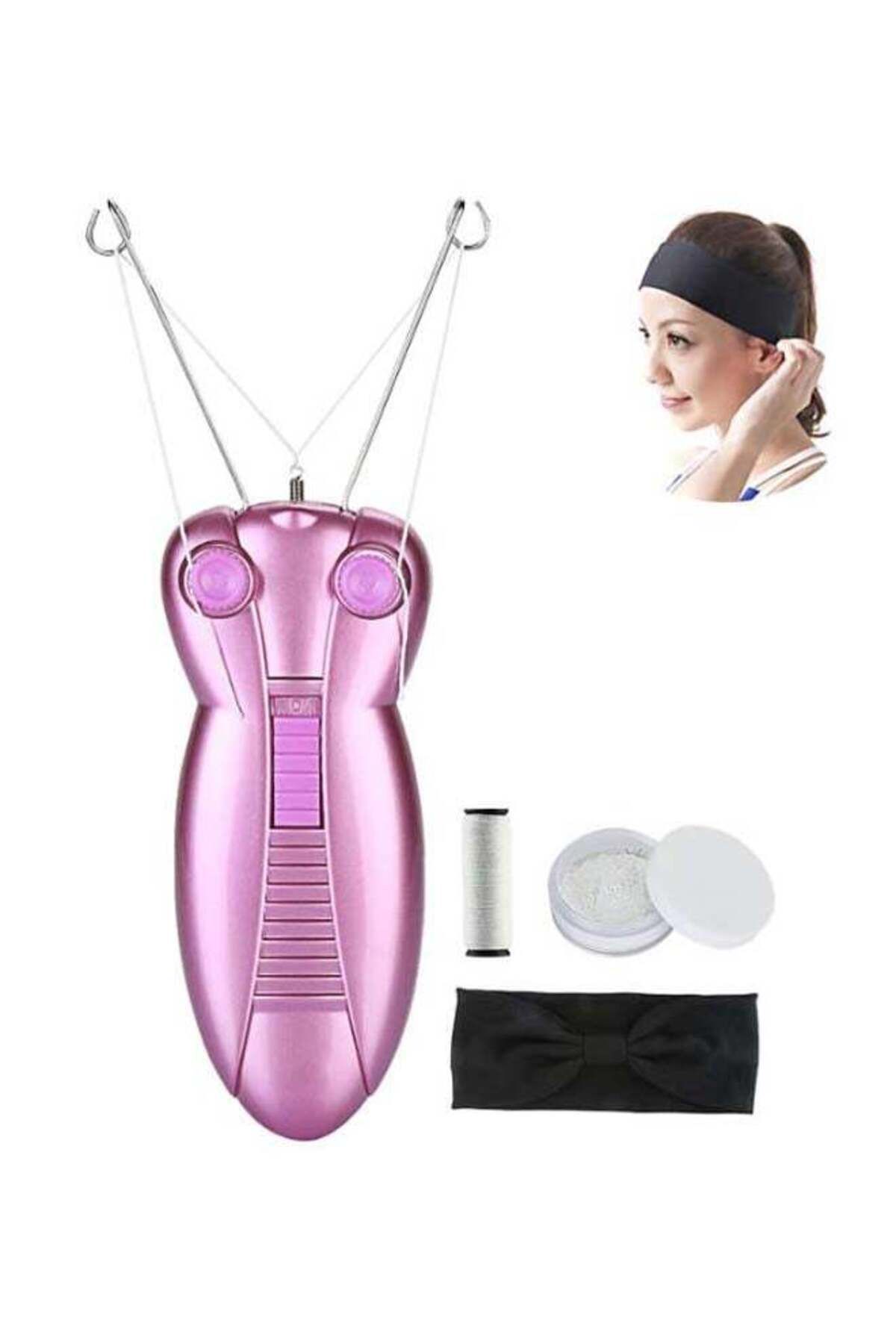 COOYA-Electric Hair Removing Threading Device Non-slip handle with Two Knobs Purple 2