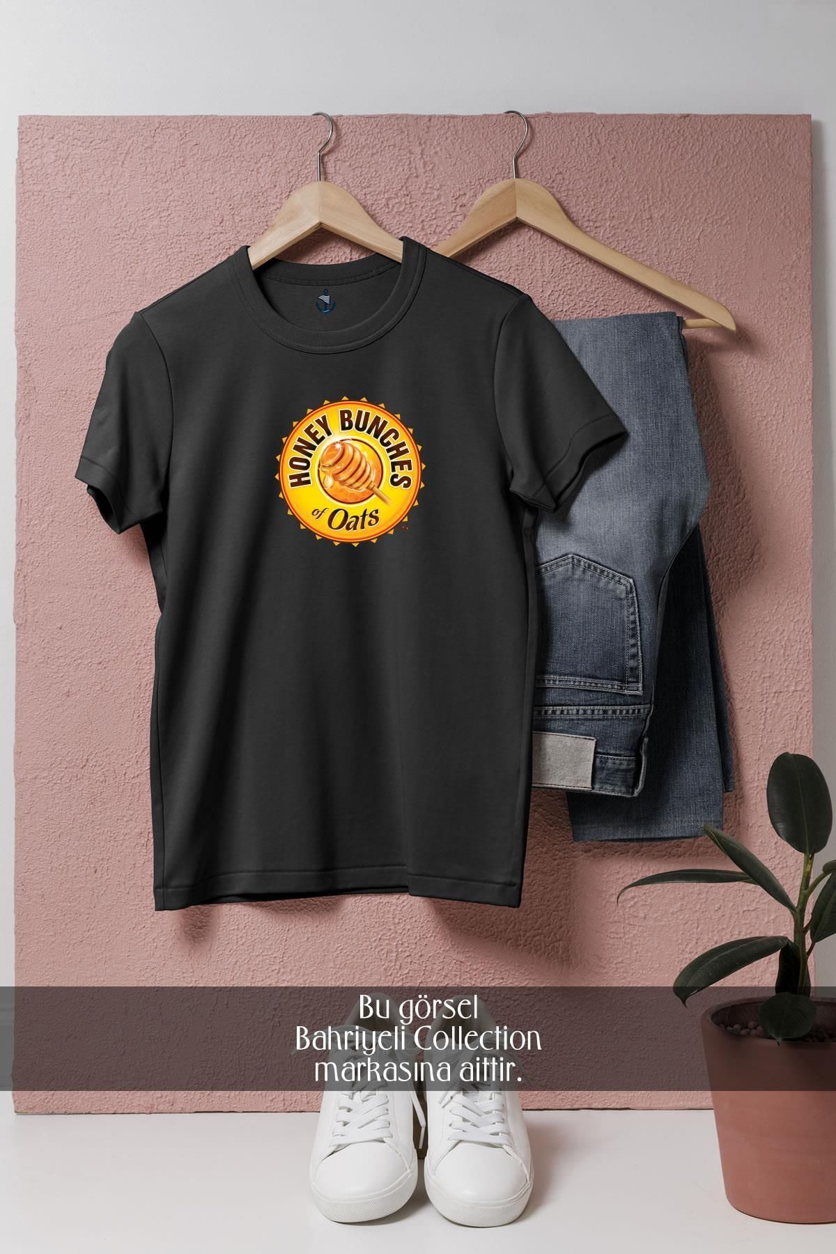 Bahriyeli Collection Oversize Honey Bunches Of Oats Tasarımlı Unisex T-Shirt