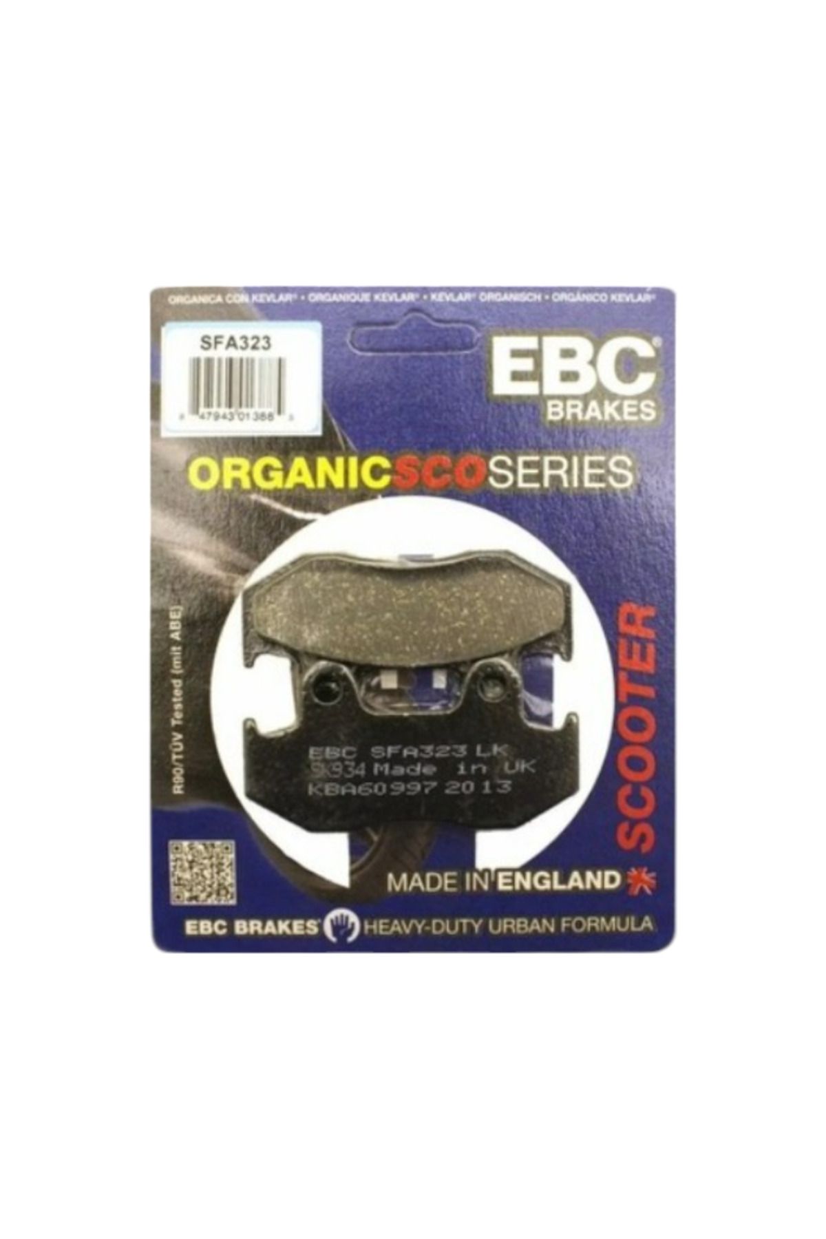 EBC Ön Fren Balatası SFA323 Honda Spacy 110 Alpha 110 Activa 125 S Dylan 150 Rks Spontini 110