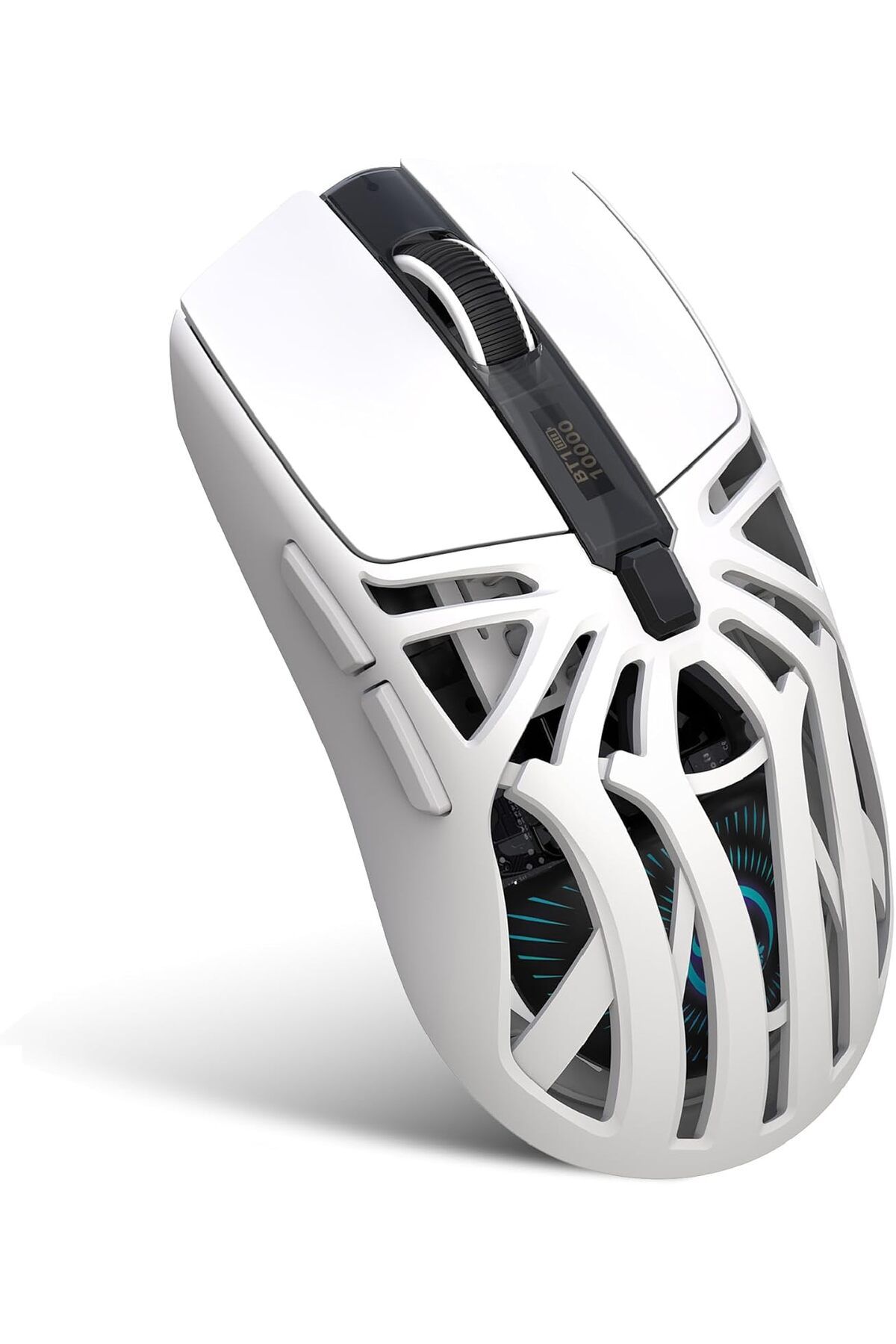 ROCK POW-Wireless Gaming Mouse, Triple Mode Bluetooth/2.4G/Wired, 6 Buttons with Adjustable DPI up to 10000, 1