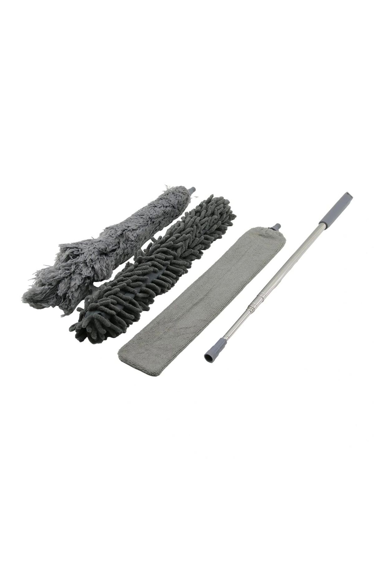 shopwave 3pcs Püskül- Makarna- Düz Toz Alma Set Esnek Başli-43cm Uzayan Sapli=43-205cm Brkt-910200 (5047)