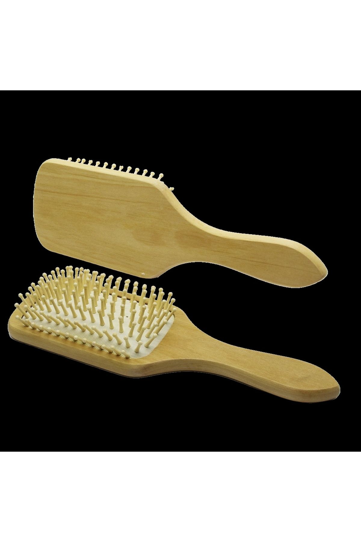 shopwave AHŞAP BAMBU GENİŞ SAÇ FIRÇASI - TARAK (5047)