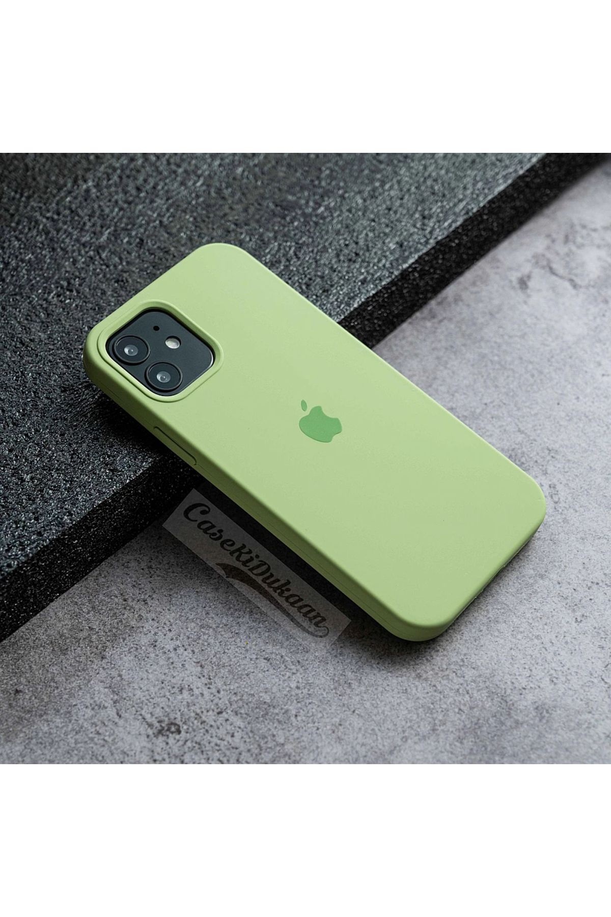 CaseKİdükkan Iphone 12/12 Pro Uyumlu Içi Kadife Lansman Silikon Kılıf Kapak Premium