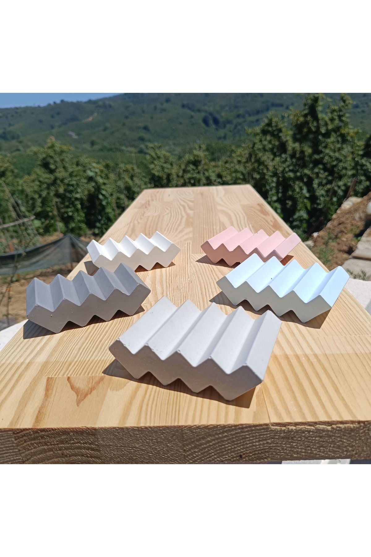 DemCey Home Taş Sabunluk Dekoratif Obje