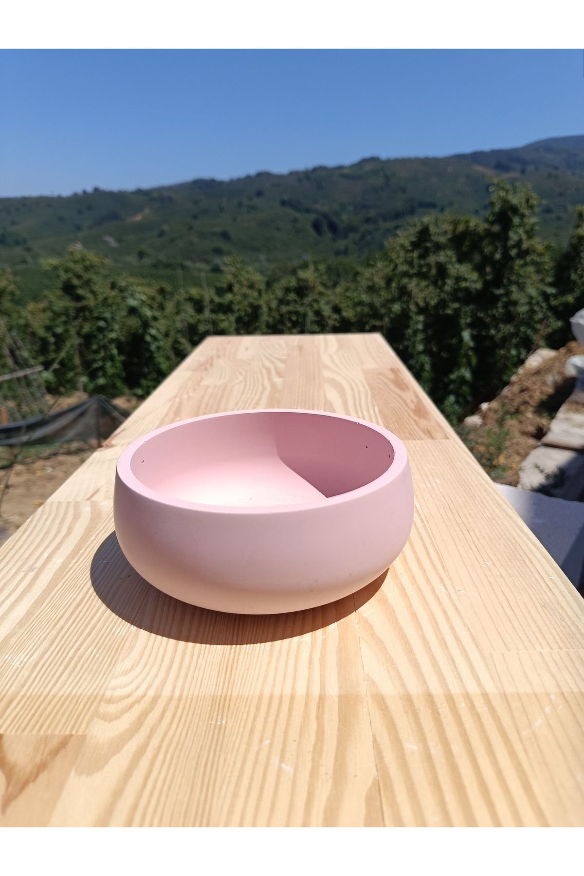 DemCey Home Taş Kase Çerezlik Dekoratif Bohem Salata Tabağı