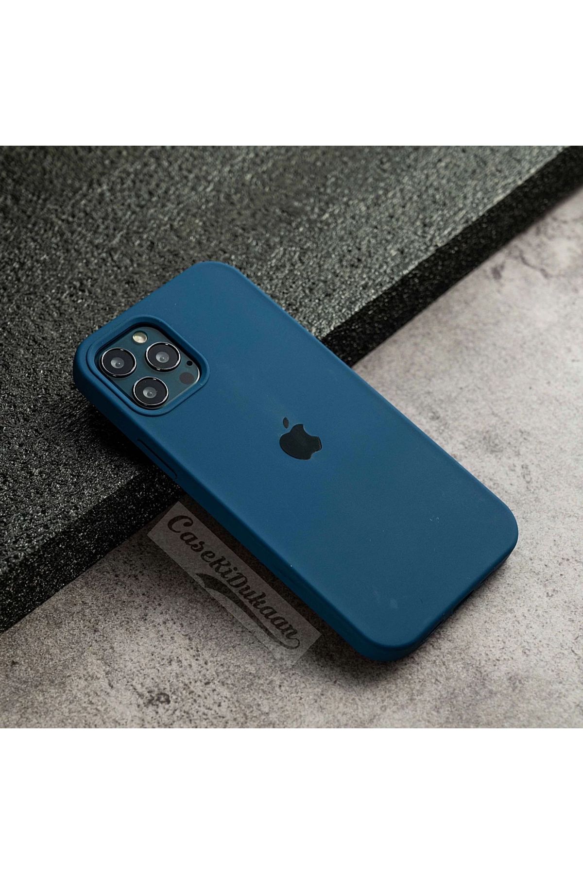 CaseKİdükkan Iphone 12/12 Pro Uyumlu Içi Kadife Lansman Silikon Kılıf Kapak Premium