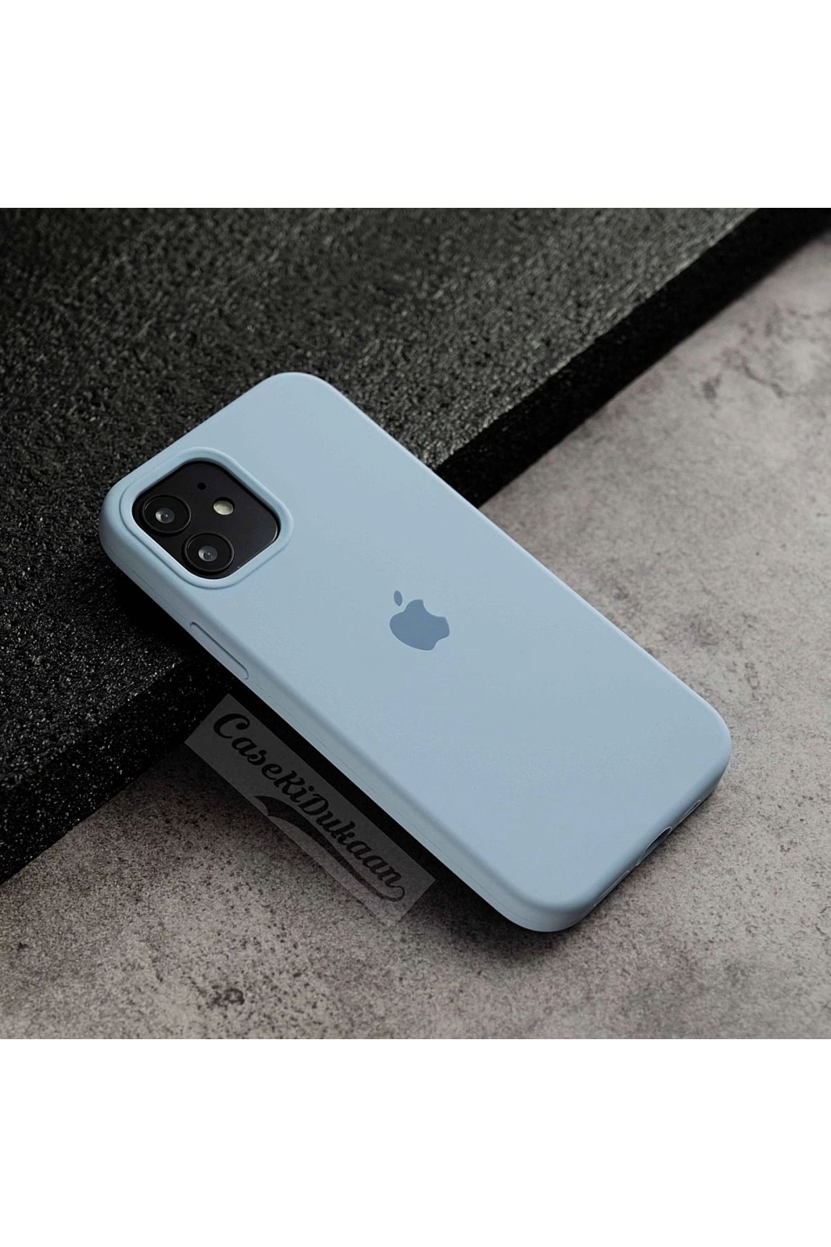 CaseKİdükkan Iphone 12/12 Pro Uyumlu Içi Kadife Lansman Silikon Kılıf Kapak Premium