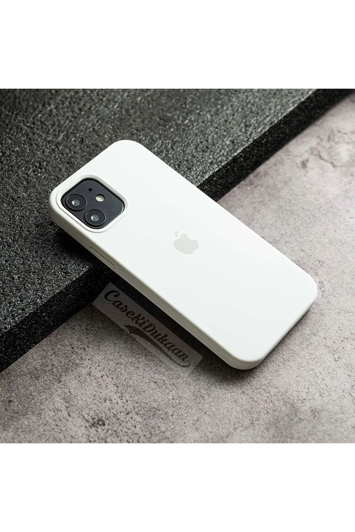 CaseKİdükkan Iphone 12/12 Pro Uyumlu Içi Kadife Lansman Silikon Kılıf Kapak Premium