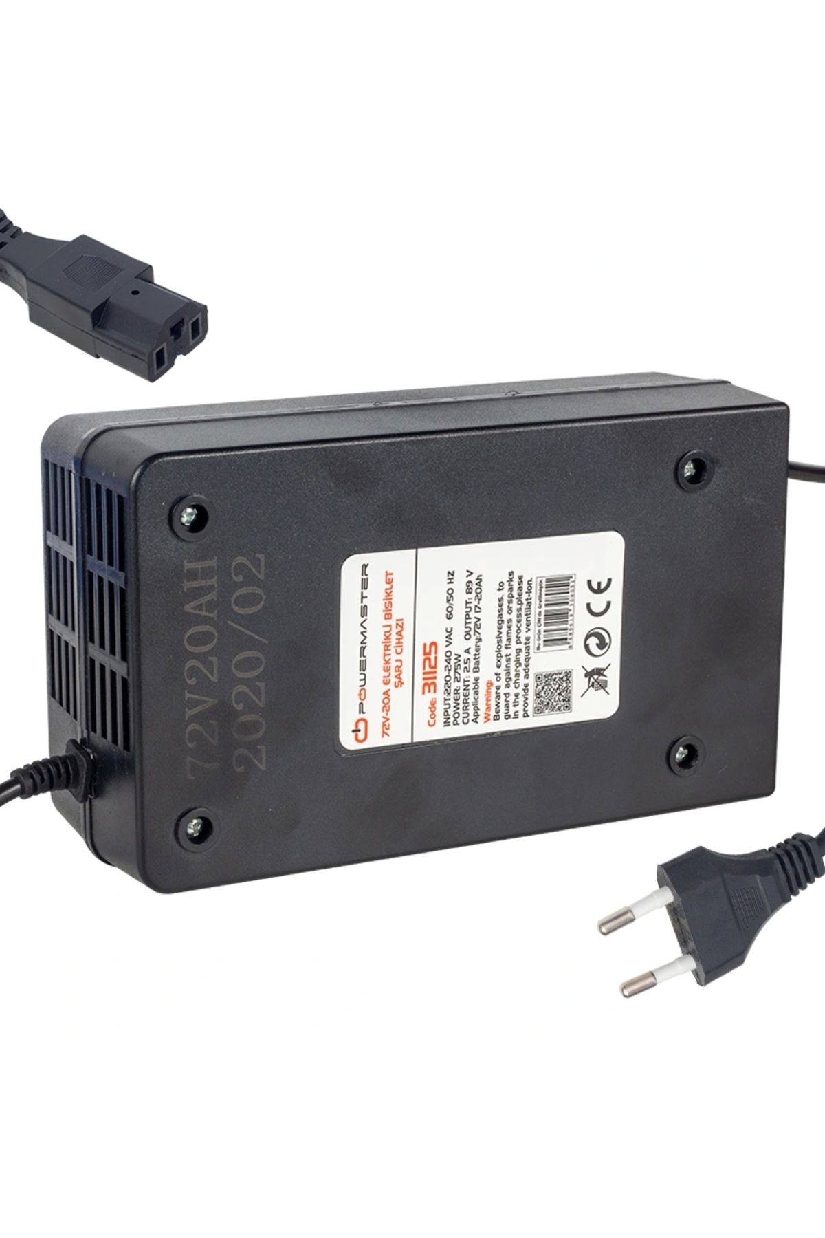 shopwave 72 VOLT - 20 AMPER ELEKTRİKLİ BİSİKLET ŞARJ CİHAZI (5047)