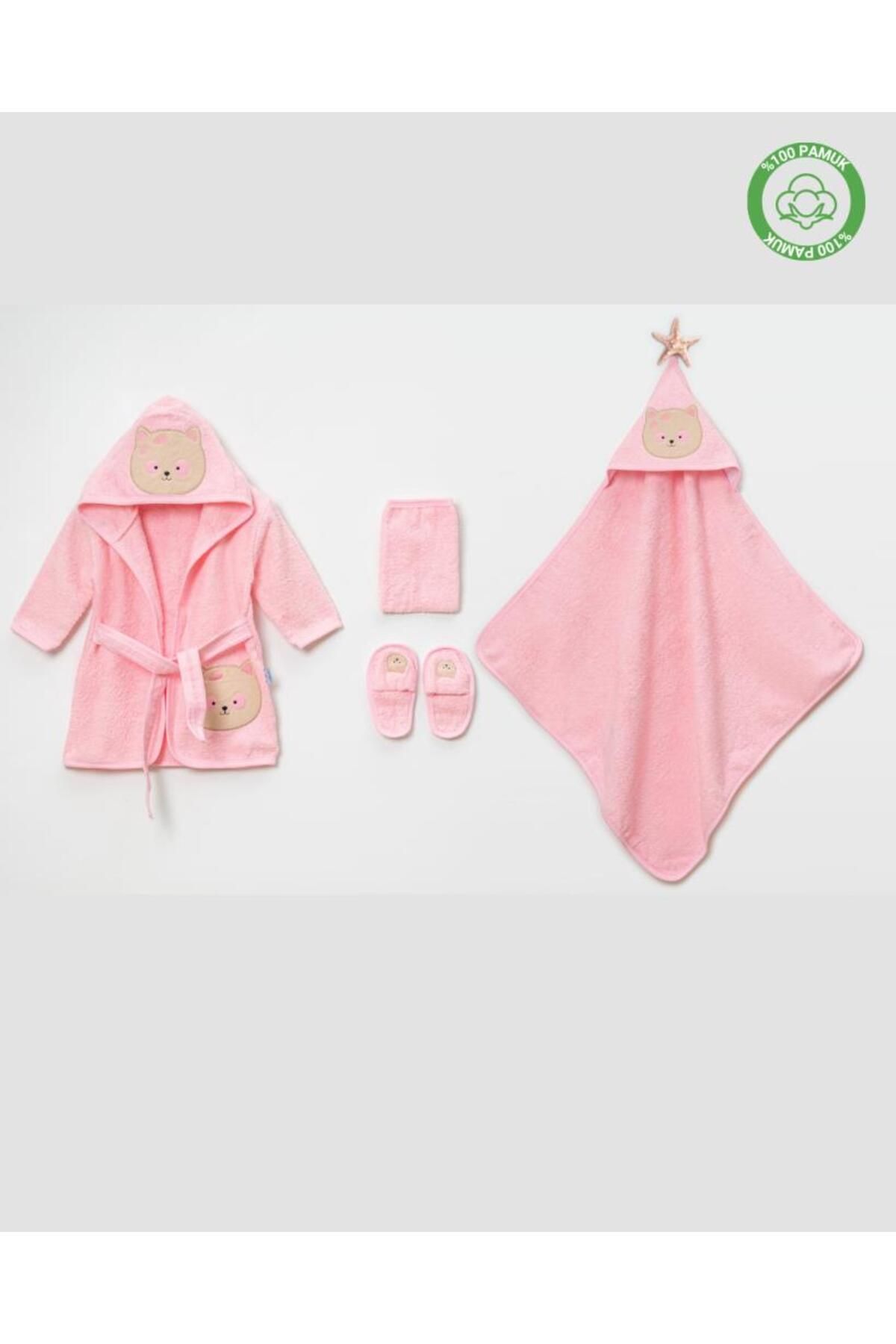 ankibaby Kedili Bornoz Takımı (1-2 Yaş)