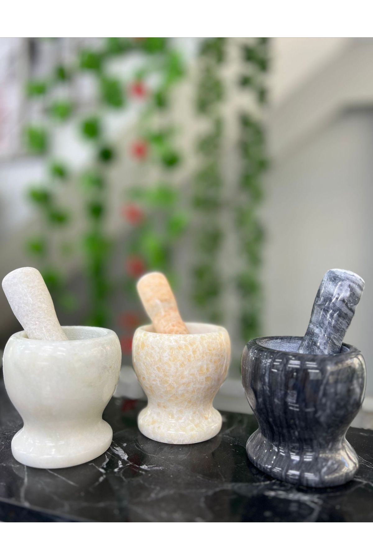 TTT Doğal Cilalı Mermer Havan