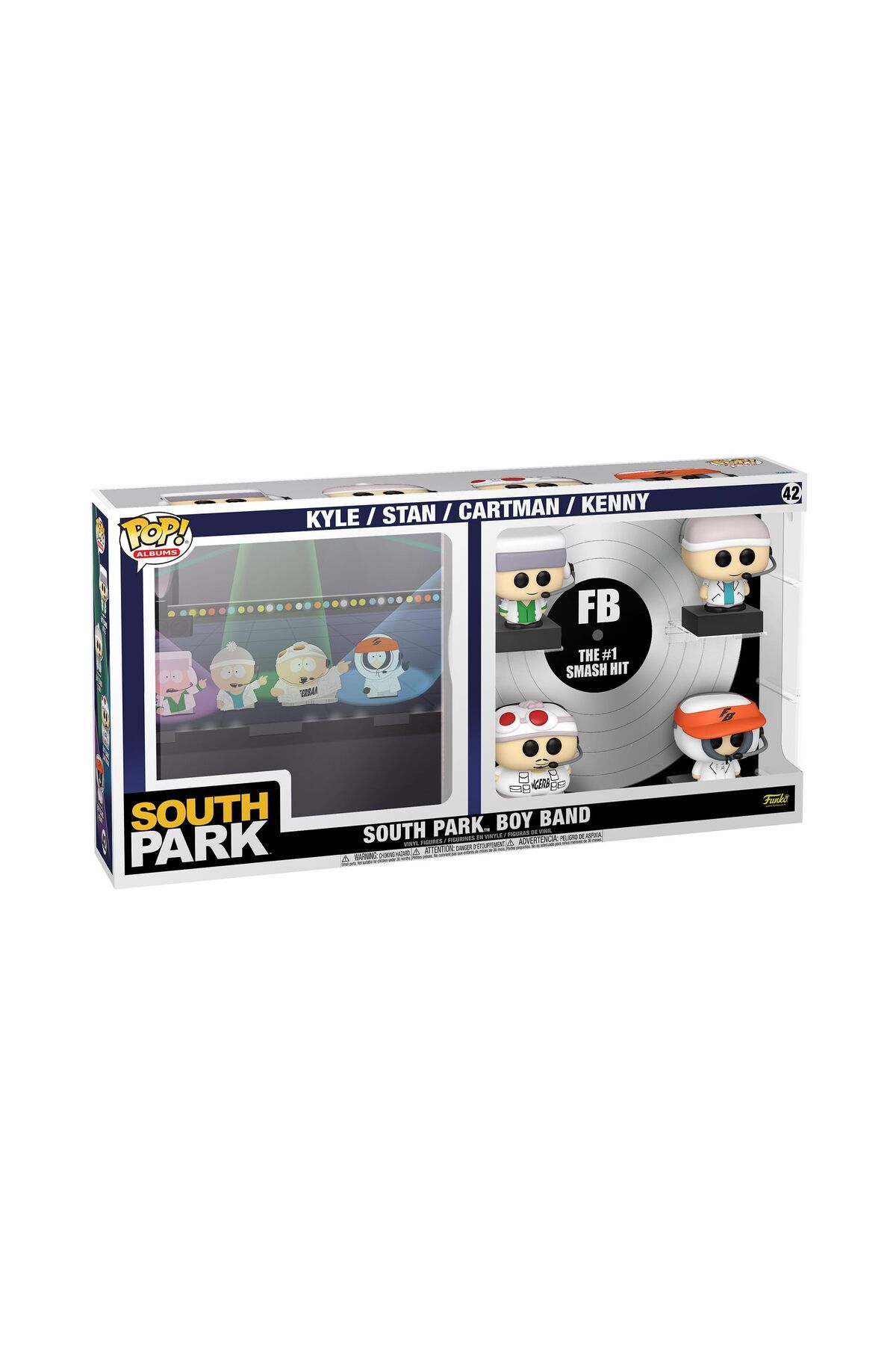 Funko Pop Albums Deluxe South Park Boy Band - Kyle / Stan / Cartman Kenny Boyband The No:1
