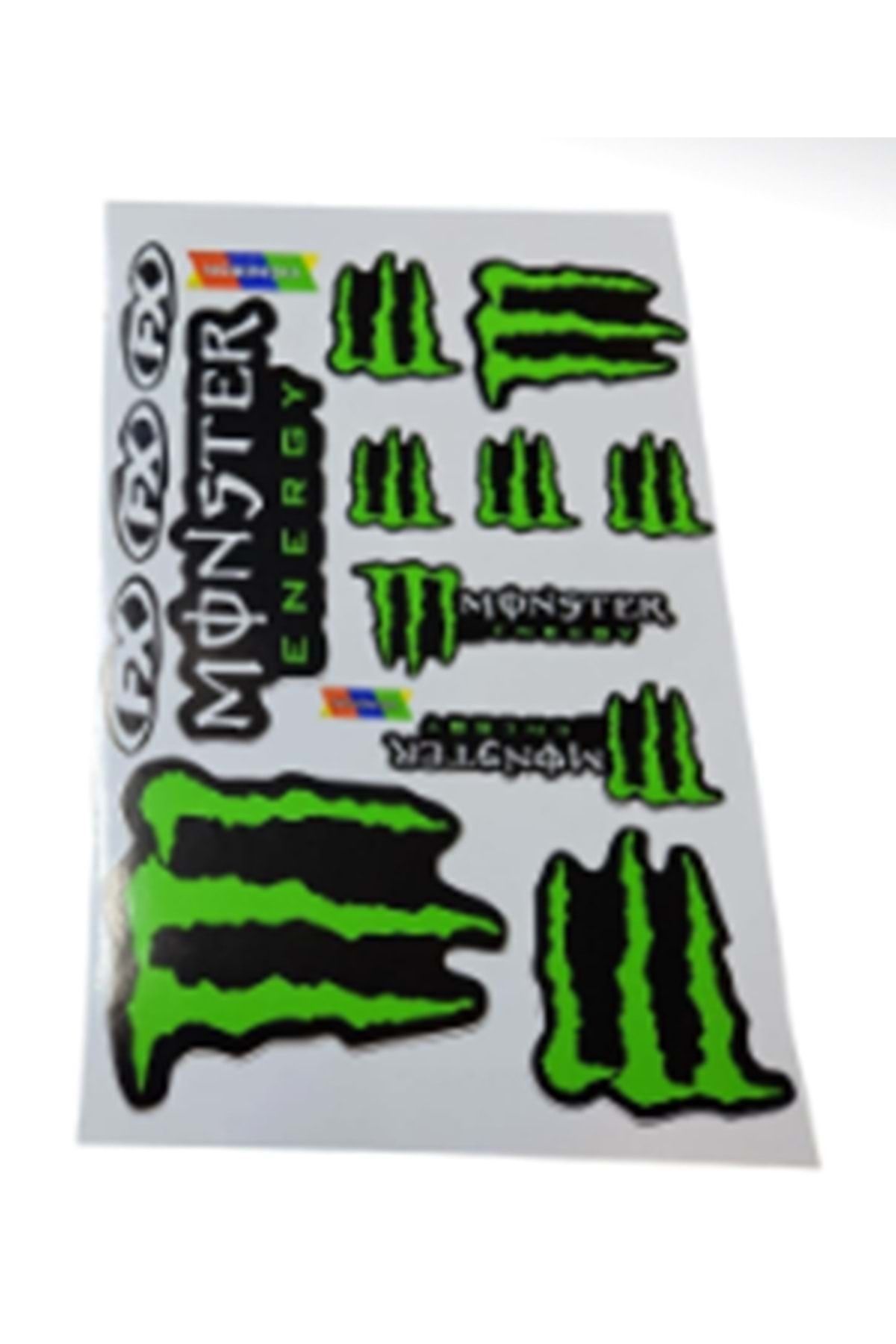 Yerli MONSTER YEŞİL YAZI SETİ A4 BOYUTU
