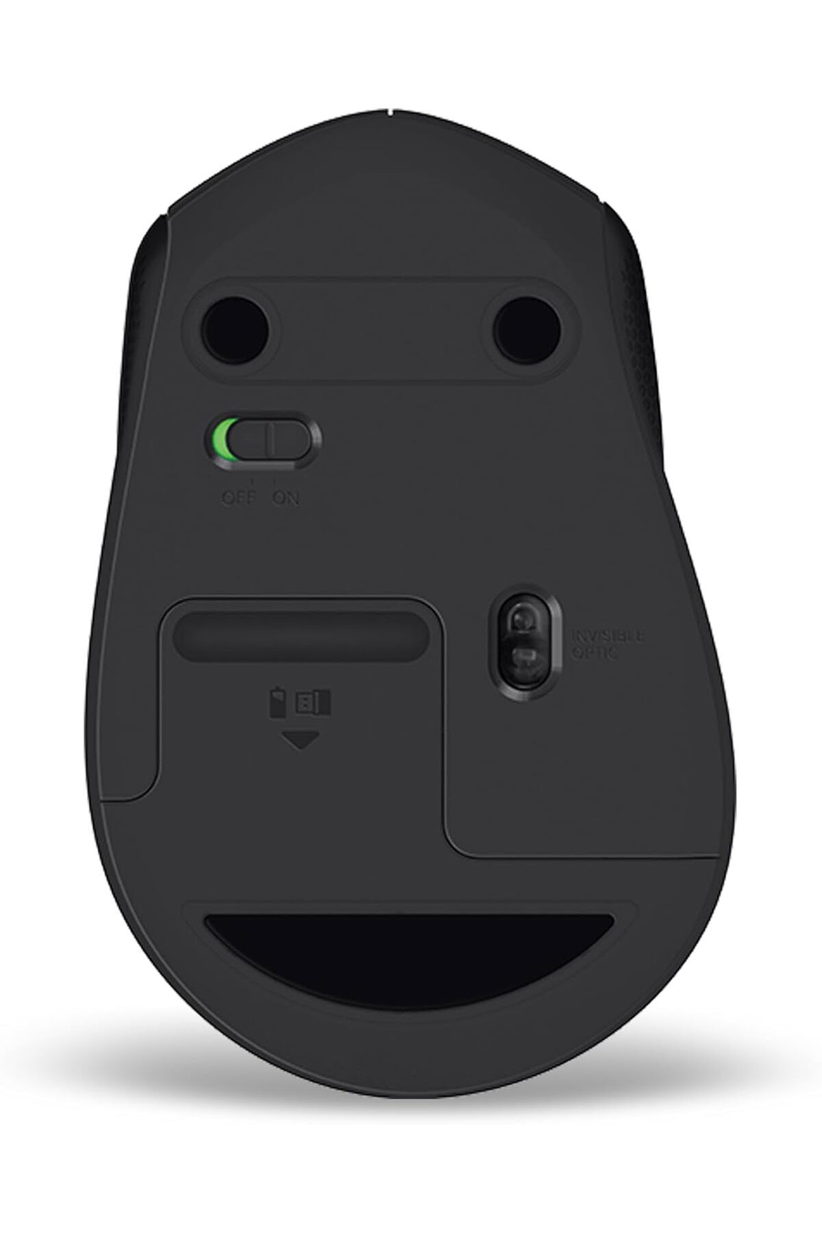 logitech-ماوس لاسلكي M330 سايلنت بلس، 2.4 جيجاهرتز مع مستقبل USB نانو، تتبع بصري 1000 نقطة في البوصة، 9