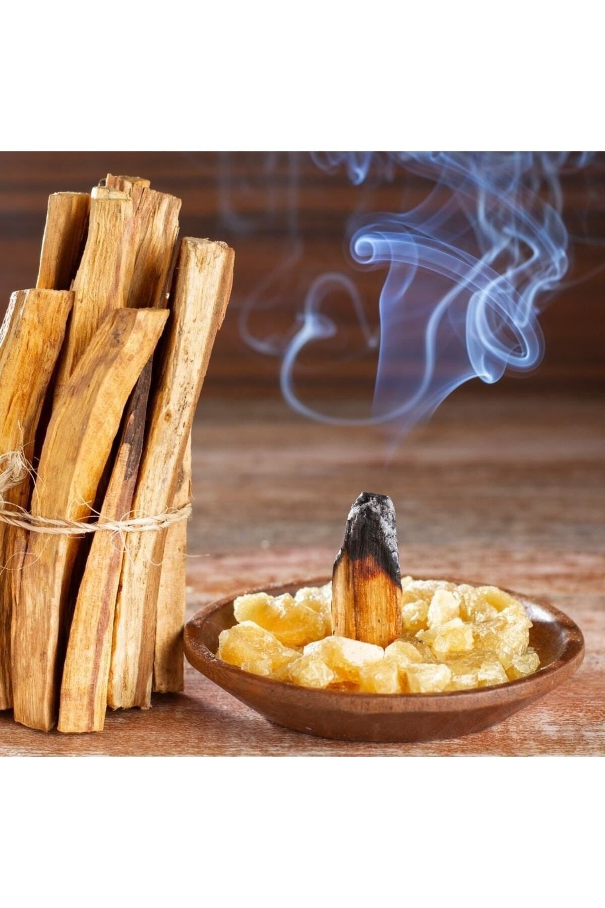 Elioure Doğal Palo Santo Ağaç Tütsü 50 Gr, Sertifikalı ve Menşei Peru