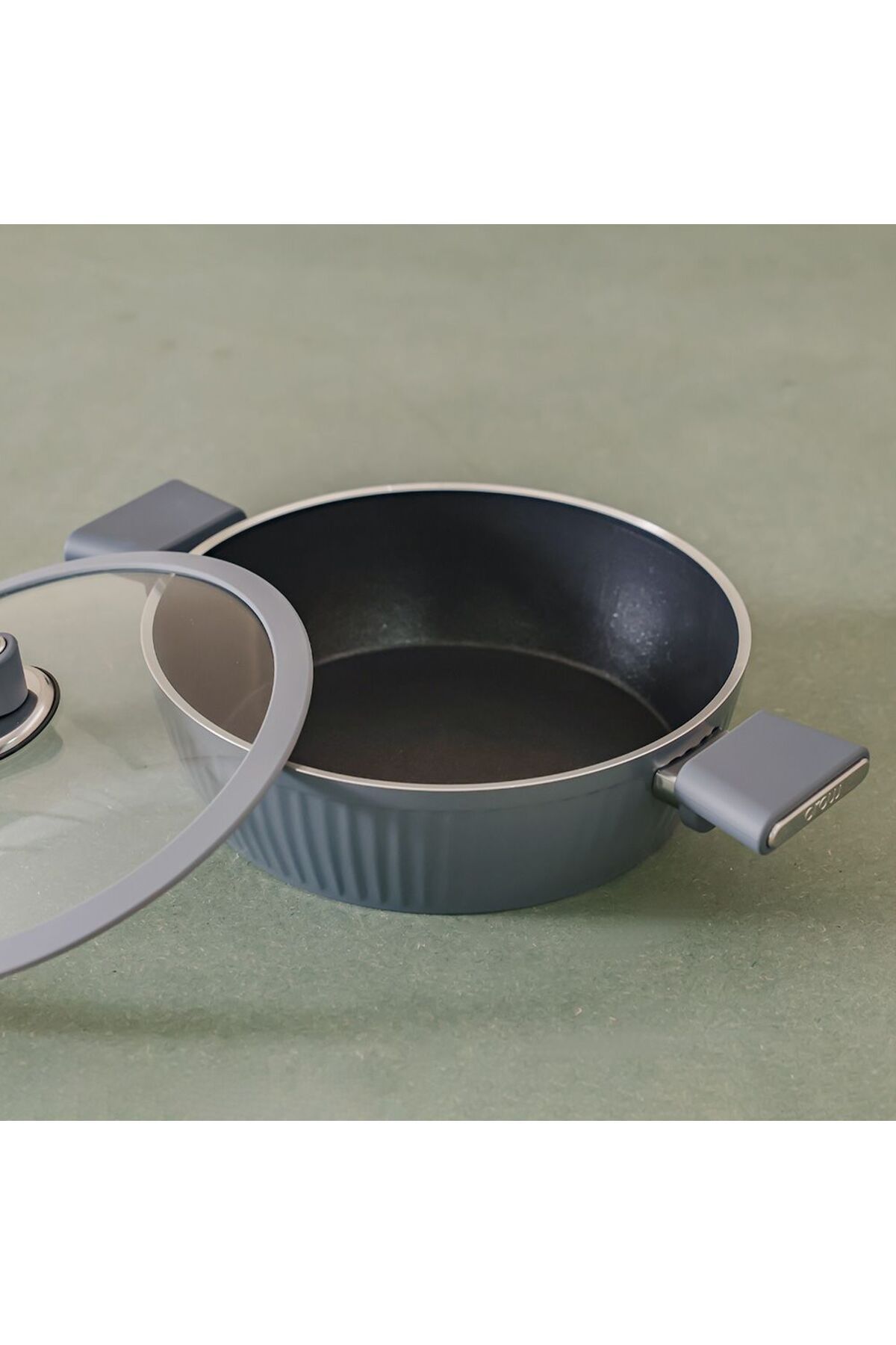 Danube Home-Lines 7-Piece Cristal Cookware Set Titanium Teflon Grey 5