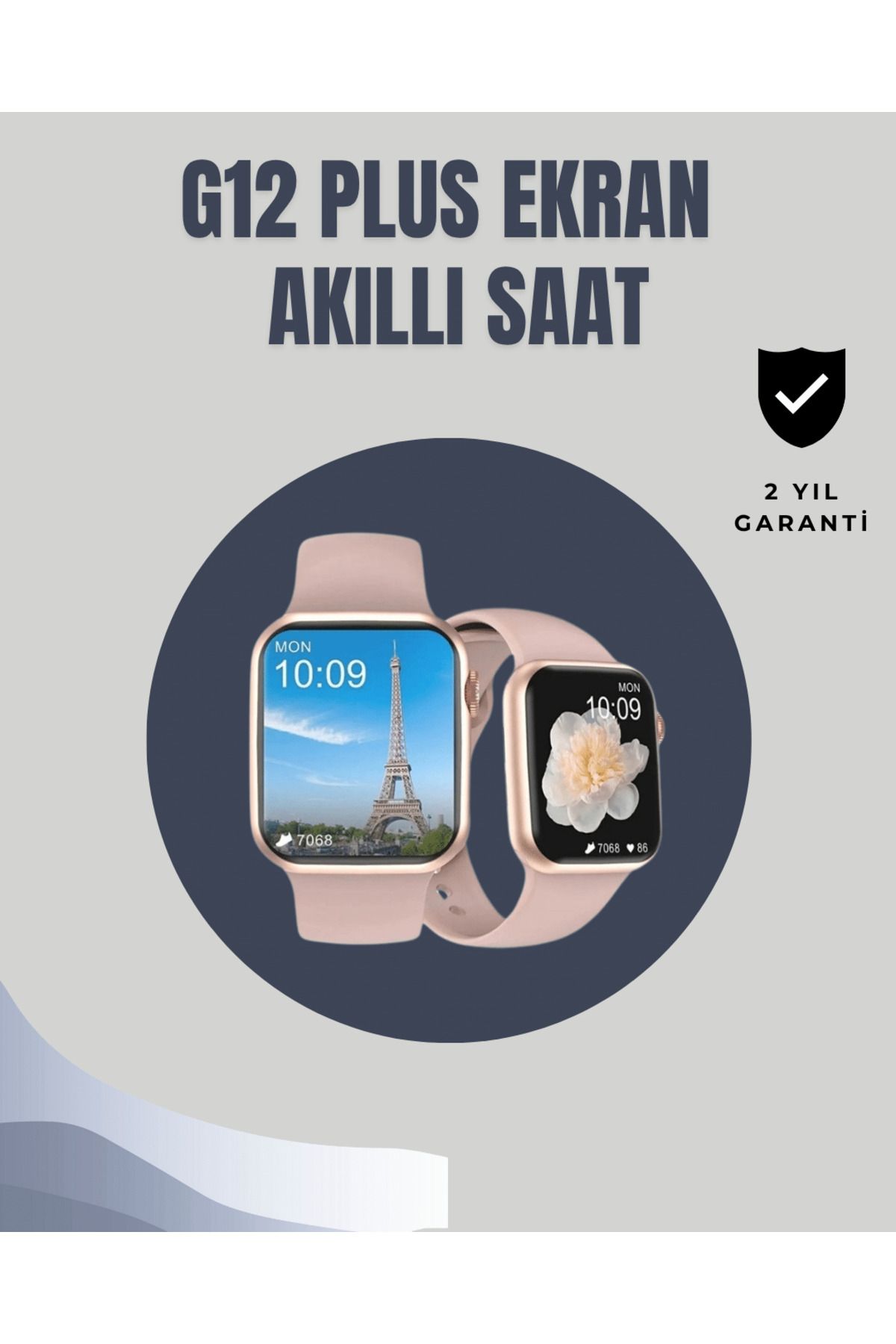 FTA TİCARET Su Geçirmez Akıllı Saat – 300 mAh Batarya, Sesli Arama, Uyku & Adım Takibi