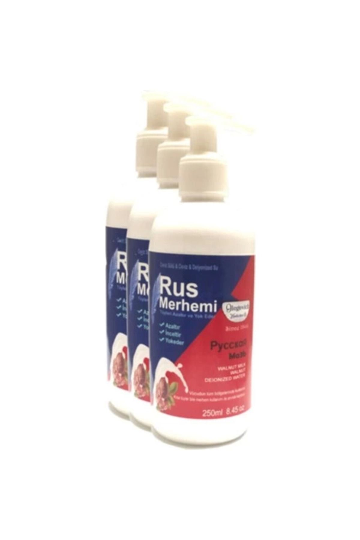 Vemora Olegovich Medicine Rus Merhemi Tüy Dökücü Azaltıcı Krem Merhem 250 Ml 3 Adet - 000031KI