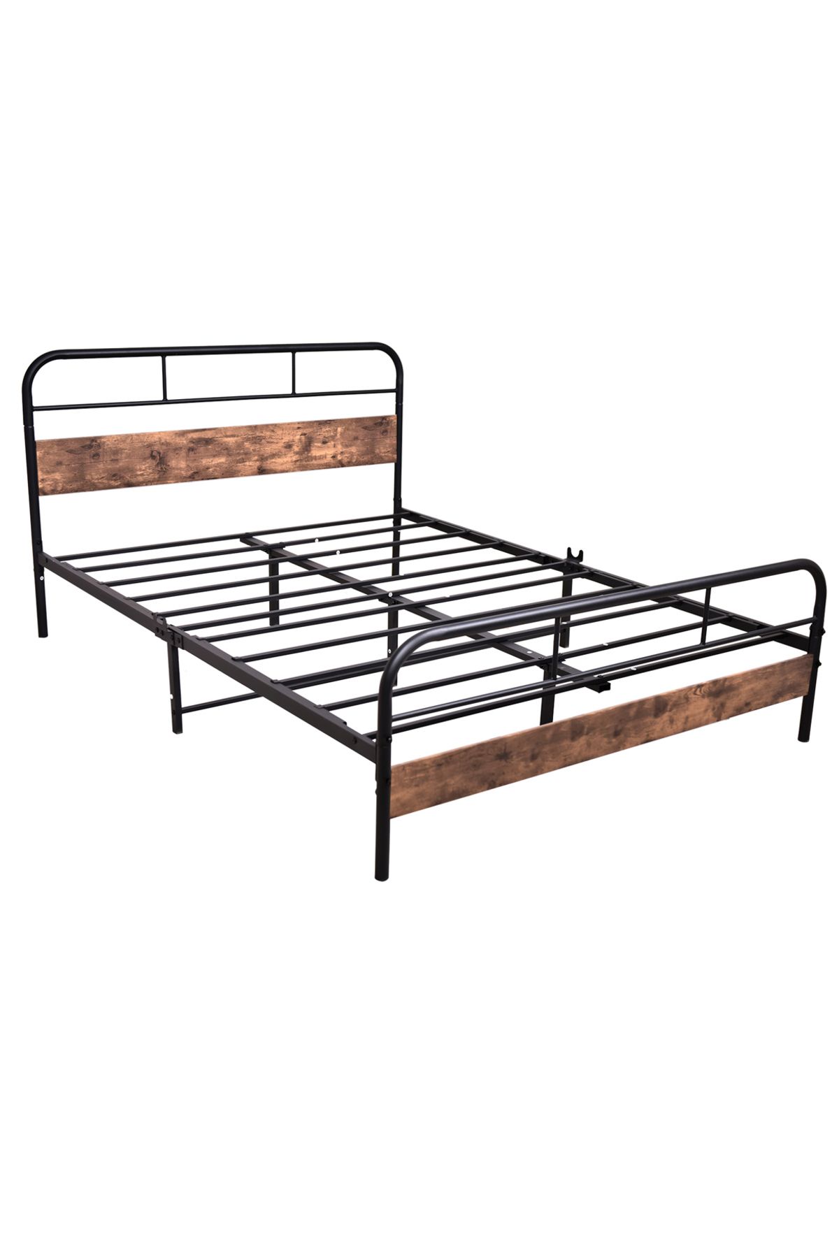 sharpdo-Metal Platform Bed Frame, No Box Spring Required, Single Bed, With Heavy Duty Strong Support Slats 1
