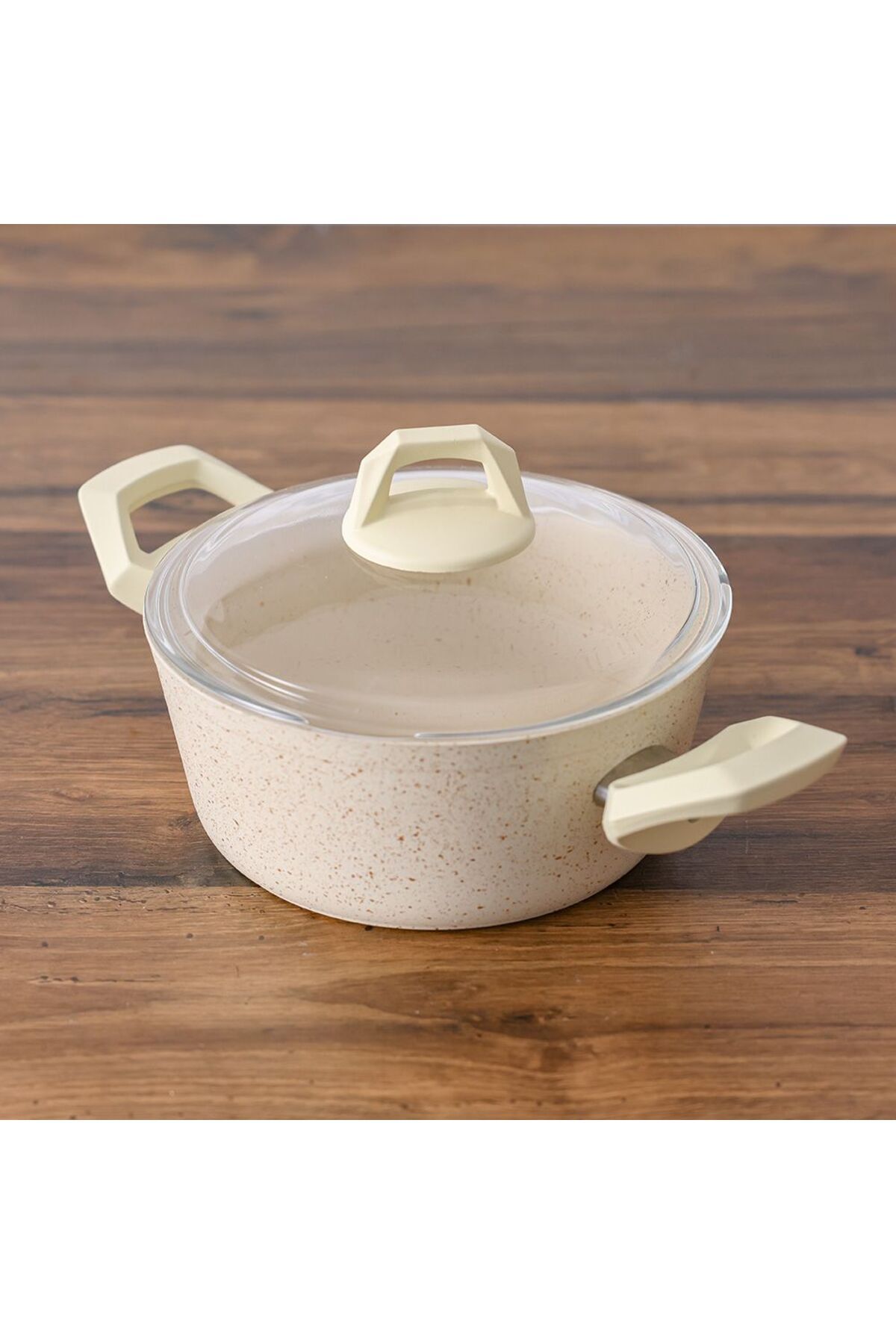 Danube Home-Chef's Delight 9-Piece Cookware Set -Granite Series Cream 7