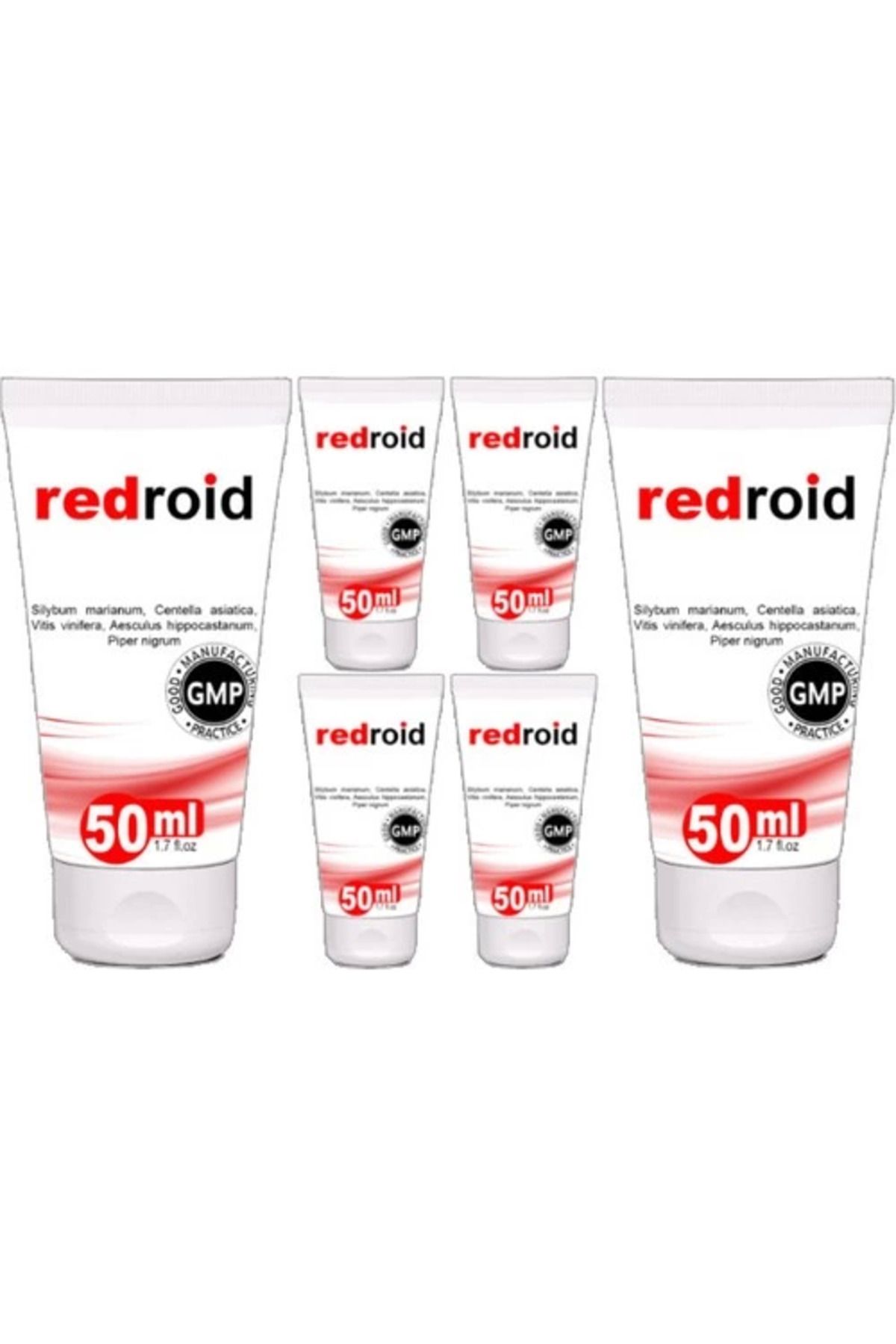 Vemora Redroid 6lı Paket Hemeroid Masaj Kremi 50 ml Özel Krem