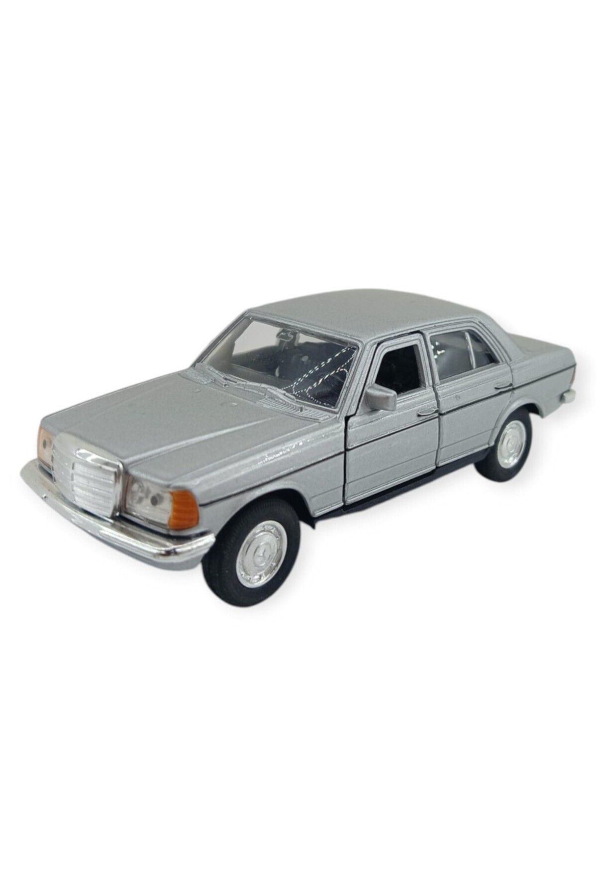 S PAZARIM Çek Bırak Araba 1:32 Mercedes Benz W123 - 43686 - GRİ (Lisinya)
