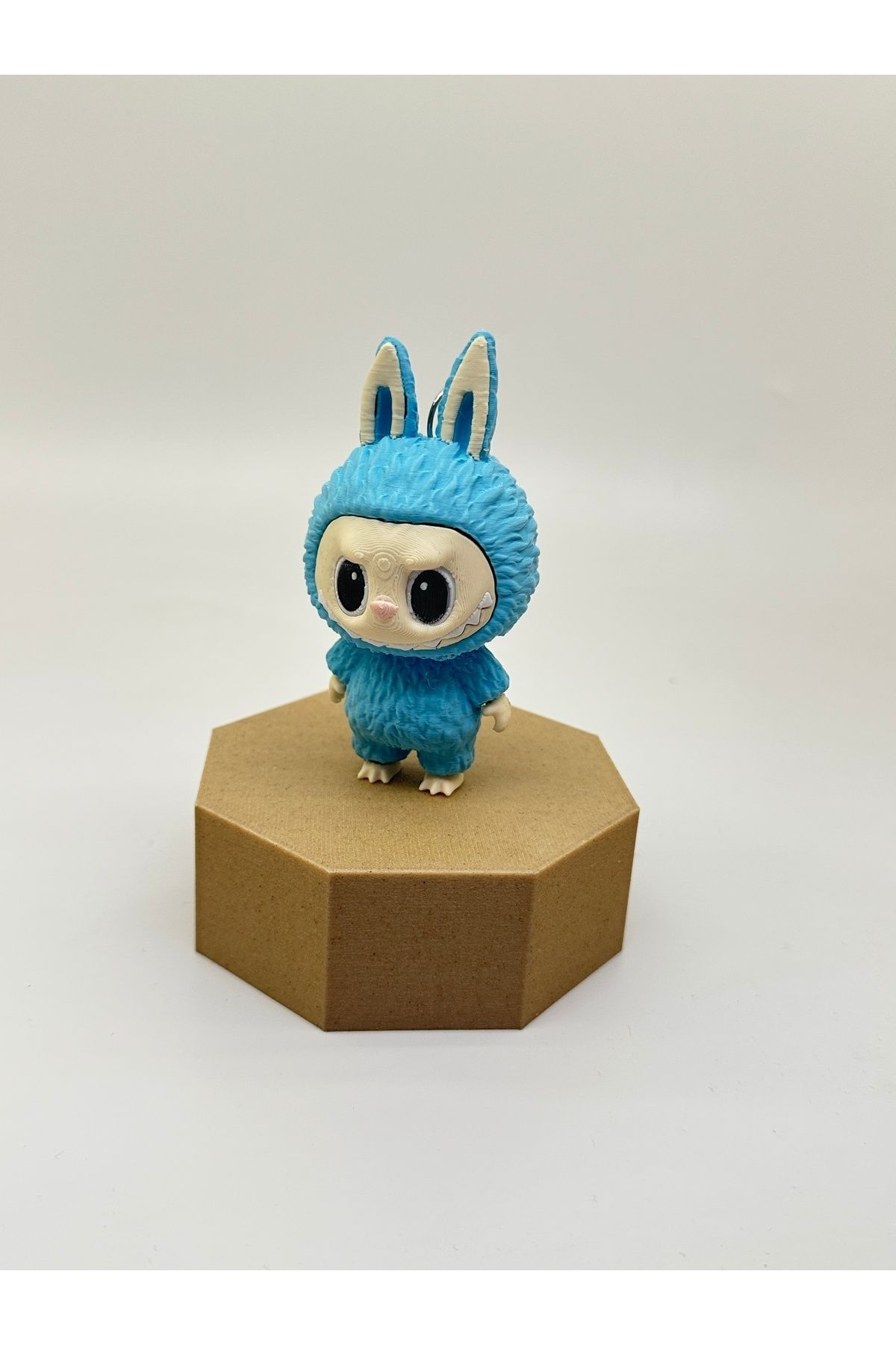 R&D Robotics-Labubu Figure Keychain Pla |   Small Size |   9.5cm |   Blue 3