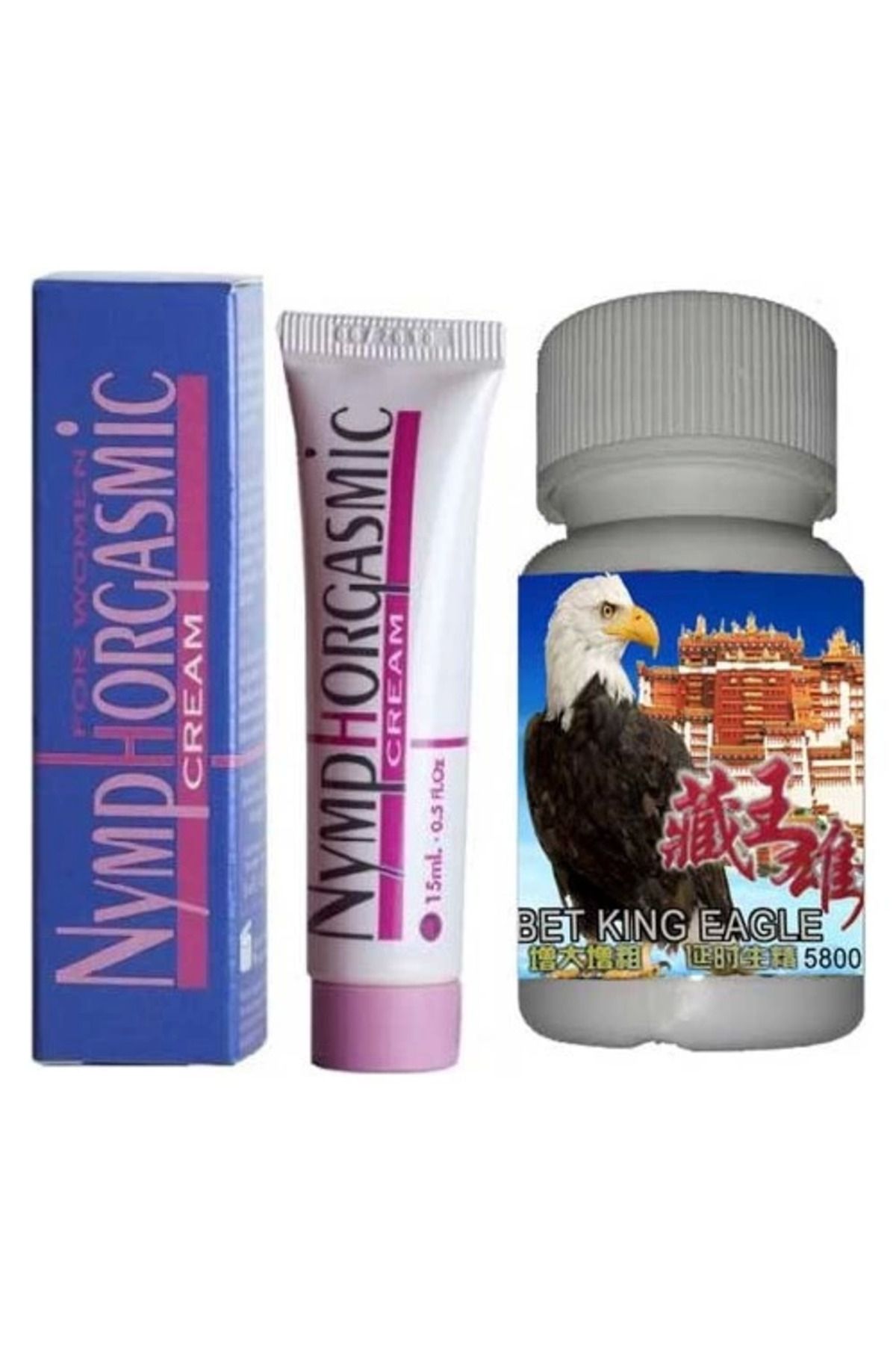 Vemora Nymphorgasmic 15 Ml. Cream Kremi + T10 Hapı 10 Lu Kapsül