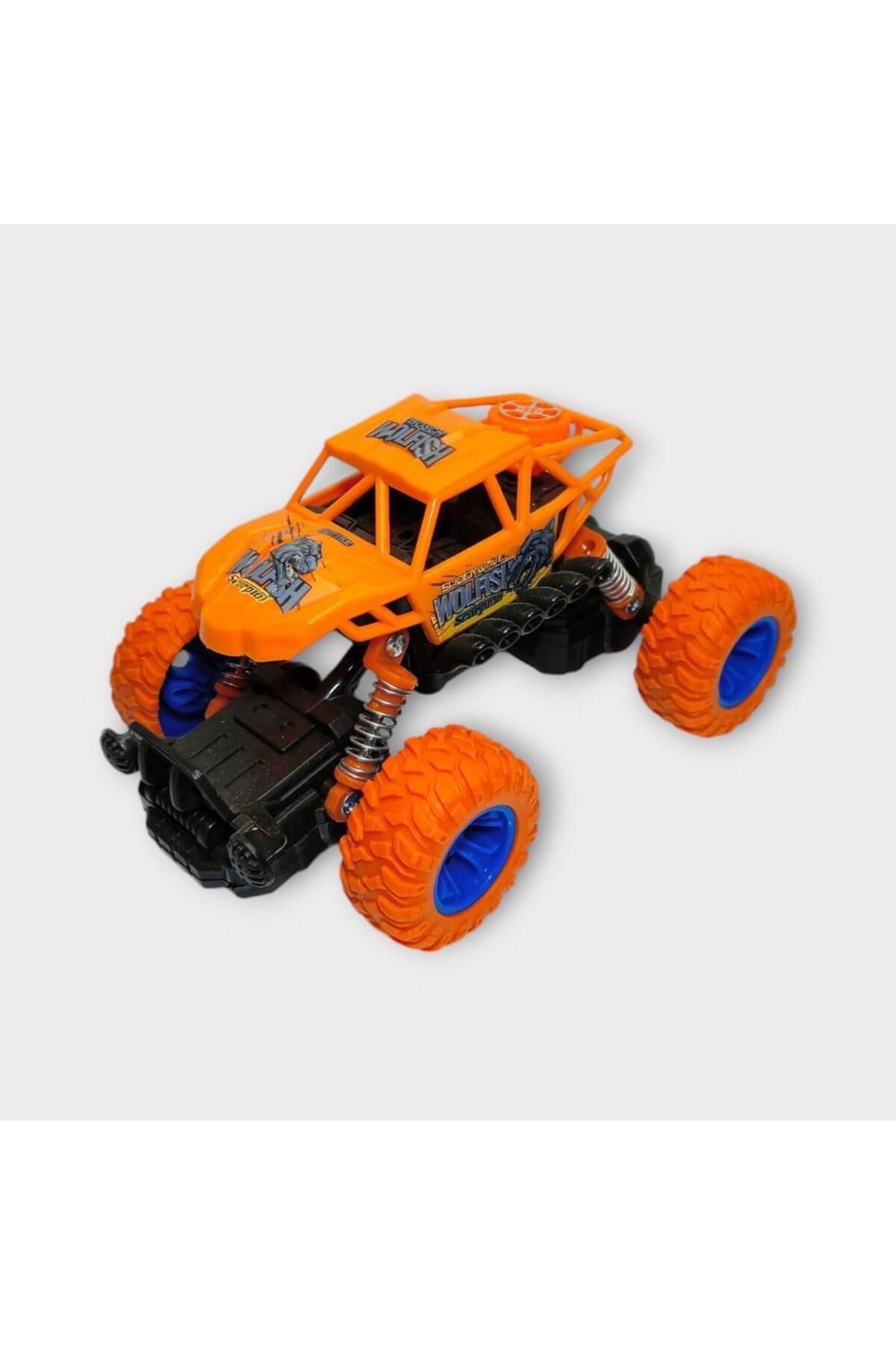 S PAZARIM Çek Bırak Cross Buggy Araba 14 Cm - Turuncu (Lisinya)