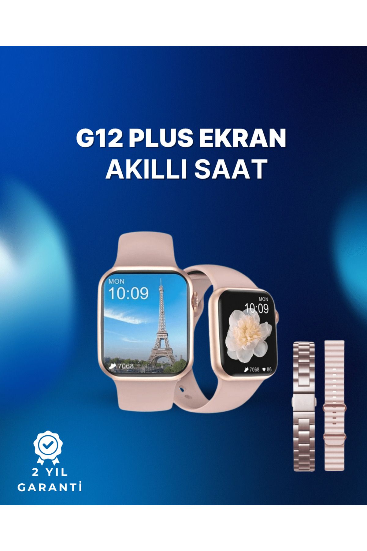 FTA TİCARET GPS Destekli Akıllı Saat – Nabız, Uyku ve Adım Takibi, Sesli Görüşme, Suya Dayanıklı Tasarım