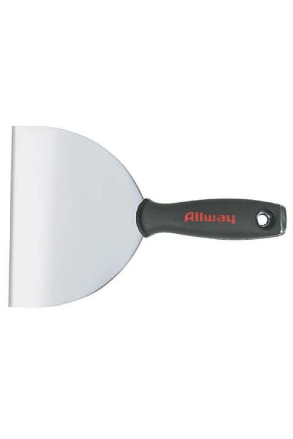 ALLWAY-Soft Grip Handle Carbon Steel Flexible Joint Knife Black and Silver 1