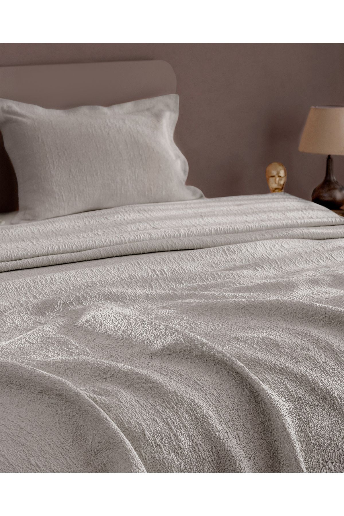 Madame Coco-Labenne Double Bedspread - Gray 3