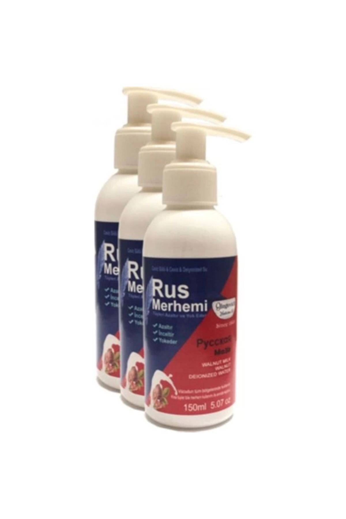 Vemora Rus Merhemi Tüy Dökücü Azaltıcı Krem Merhem 150 ml 3 Adet - 000031KI