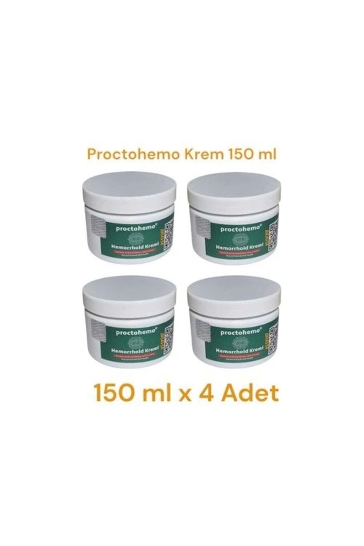 Vemora Proctohemo Krem 150 ml - Hemorrhoid Cream x 4 Ad.