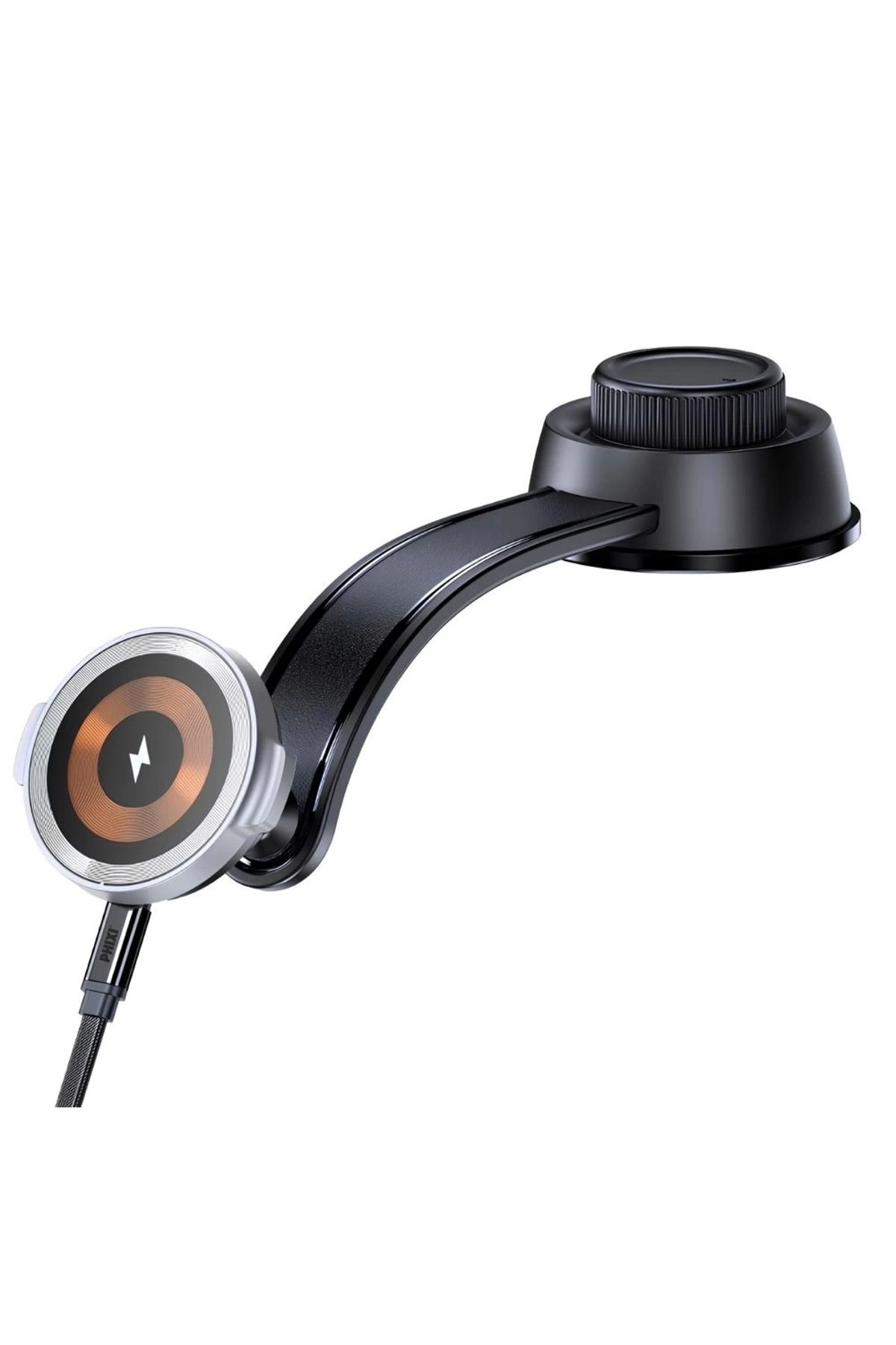 shop Force M18 15w Hızlı Şarj Kablosuz Araç Şarj Cihazı Tutucu, Manyetik Katlanabilir Telefon Tutucu