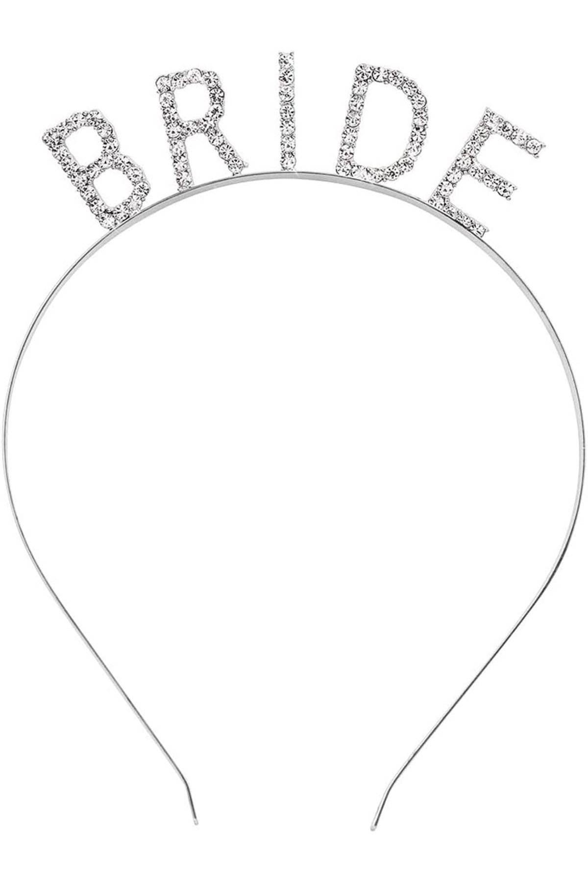 TTT Bekarlığa Veda Bride Tacı Gümüş Renk