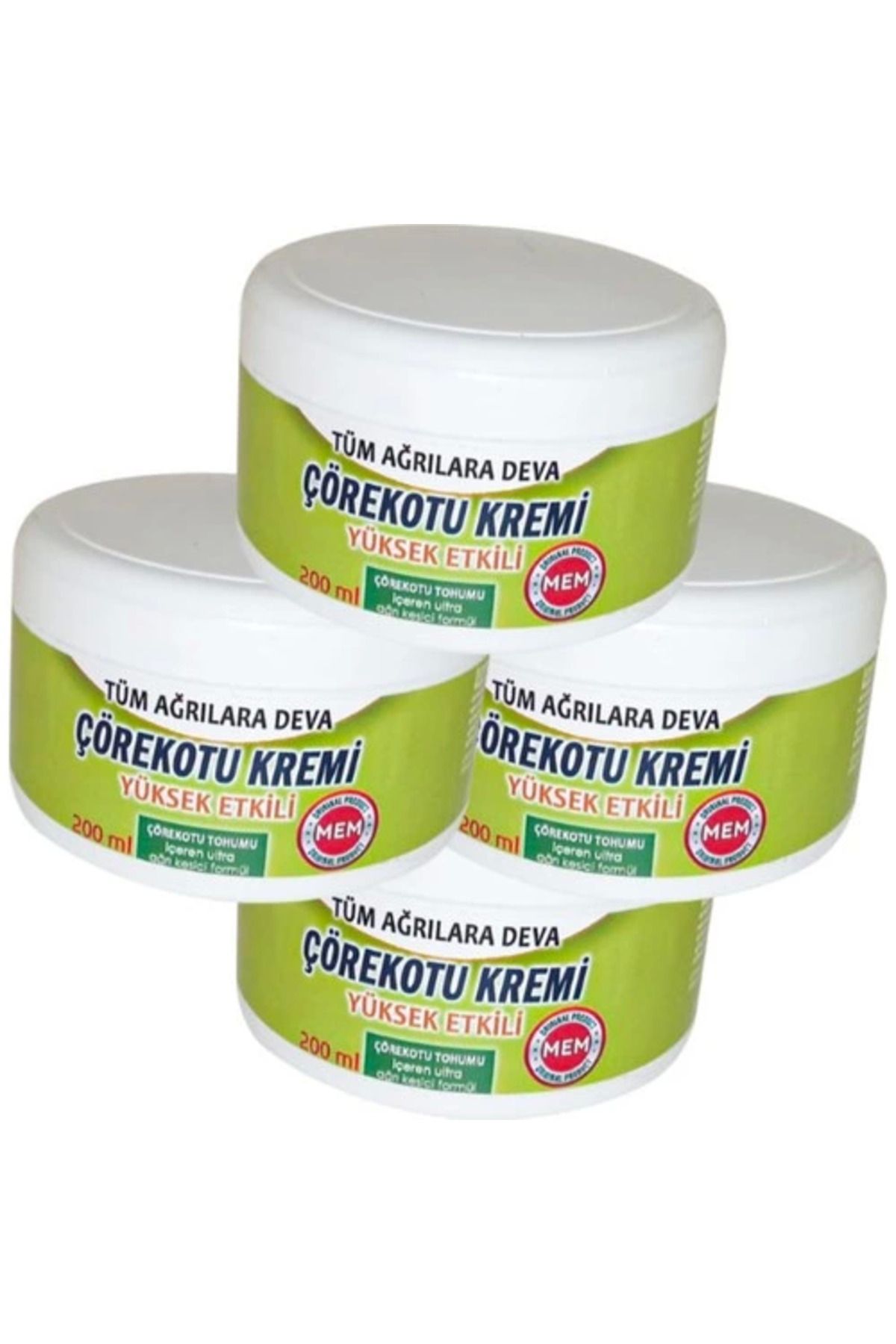 Vemora Corex Çörek Otu Kremi Green Box 4 Tane x 200 ml ASMZF146
