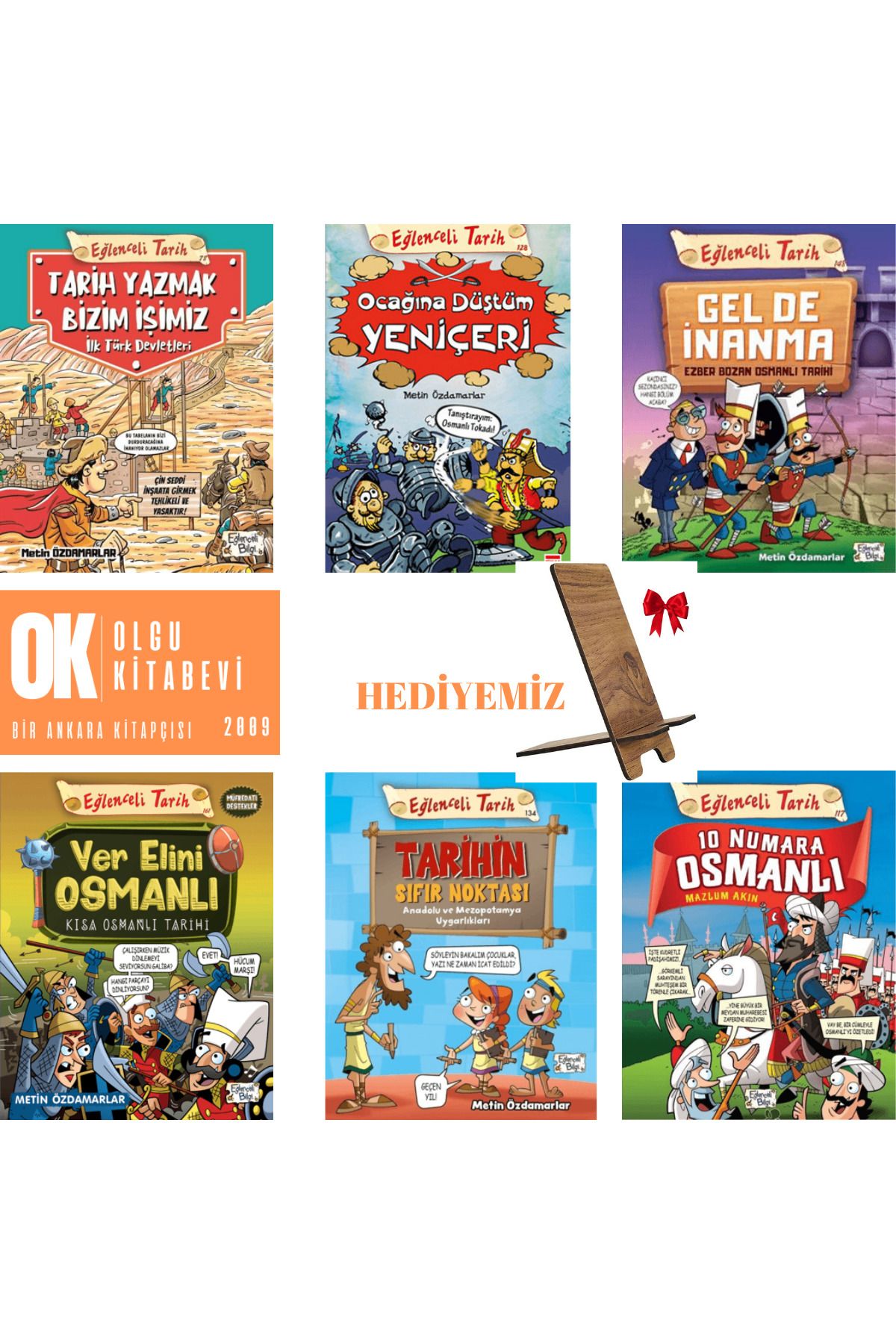 Eğlenceli Bilgi Yayınları Gel De İnanma - Tarihin Sıfır Noktası - Ver Elini Osmanlı / eğlenceli tarih serisi - 6 kitaplık set