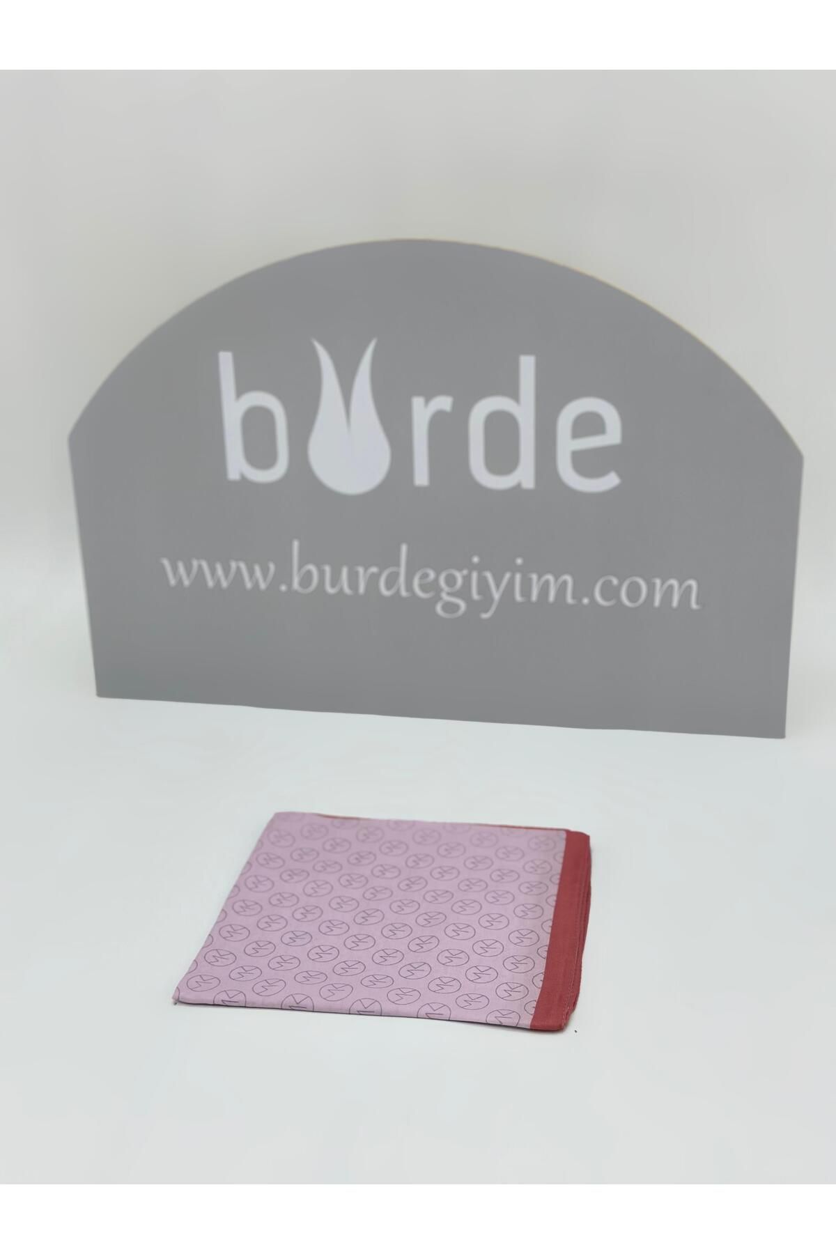 BÜRDE MK Logo Pamuk Eşarp