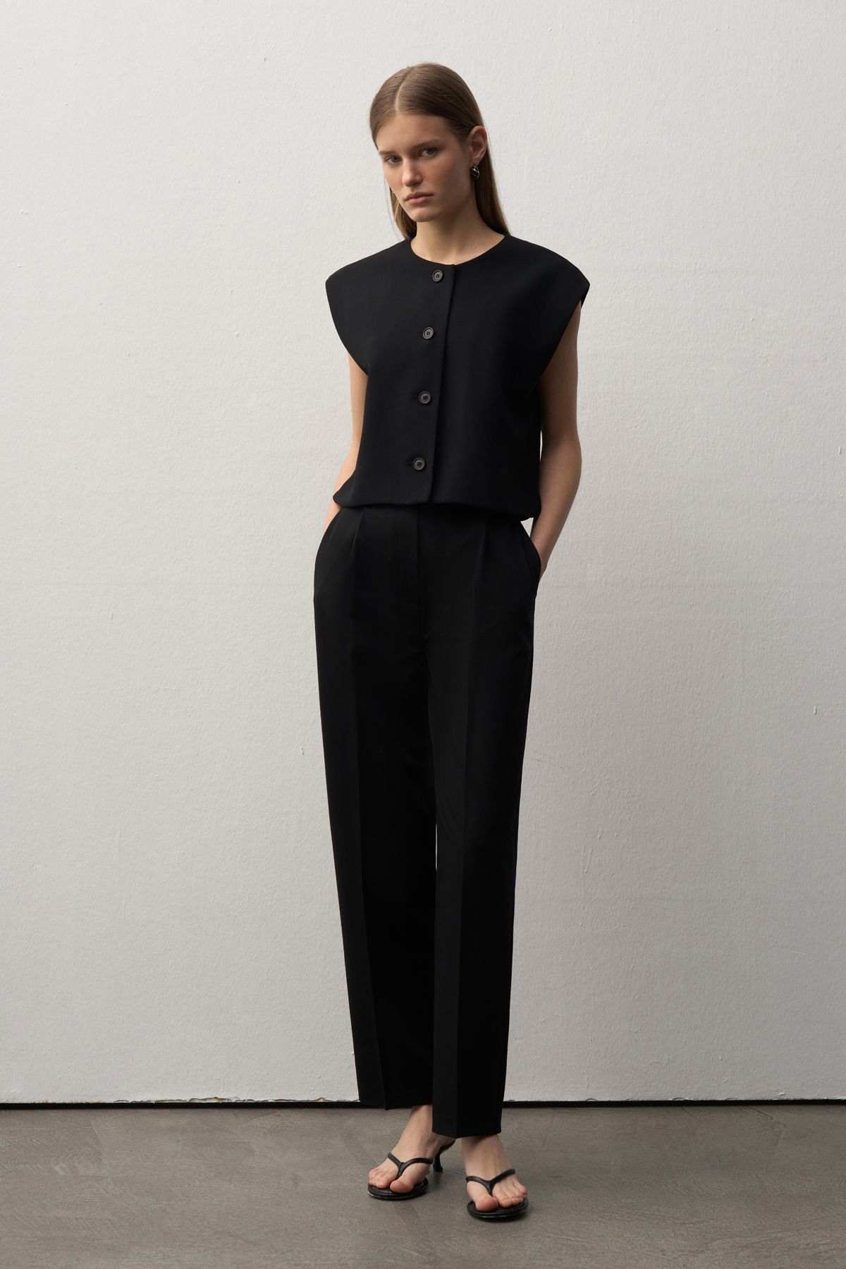 mathilda store Kadın Siyah Limited Edition Havuç Pantolon