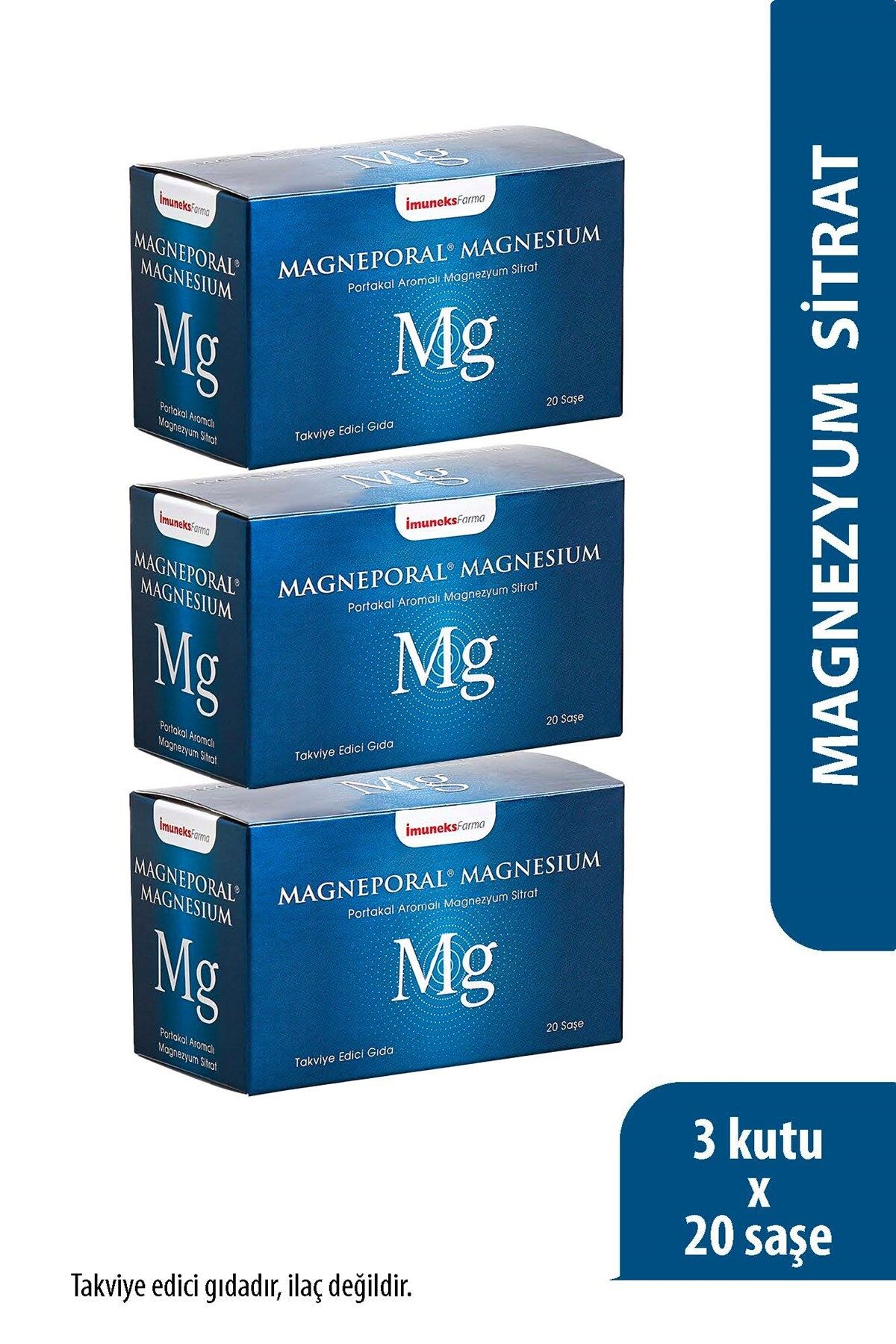 Imuneks Farma Magneporal Magnezyum Saşe x 3 Adet