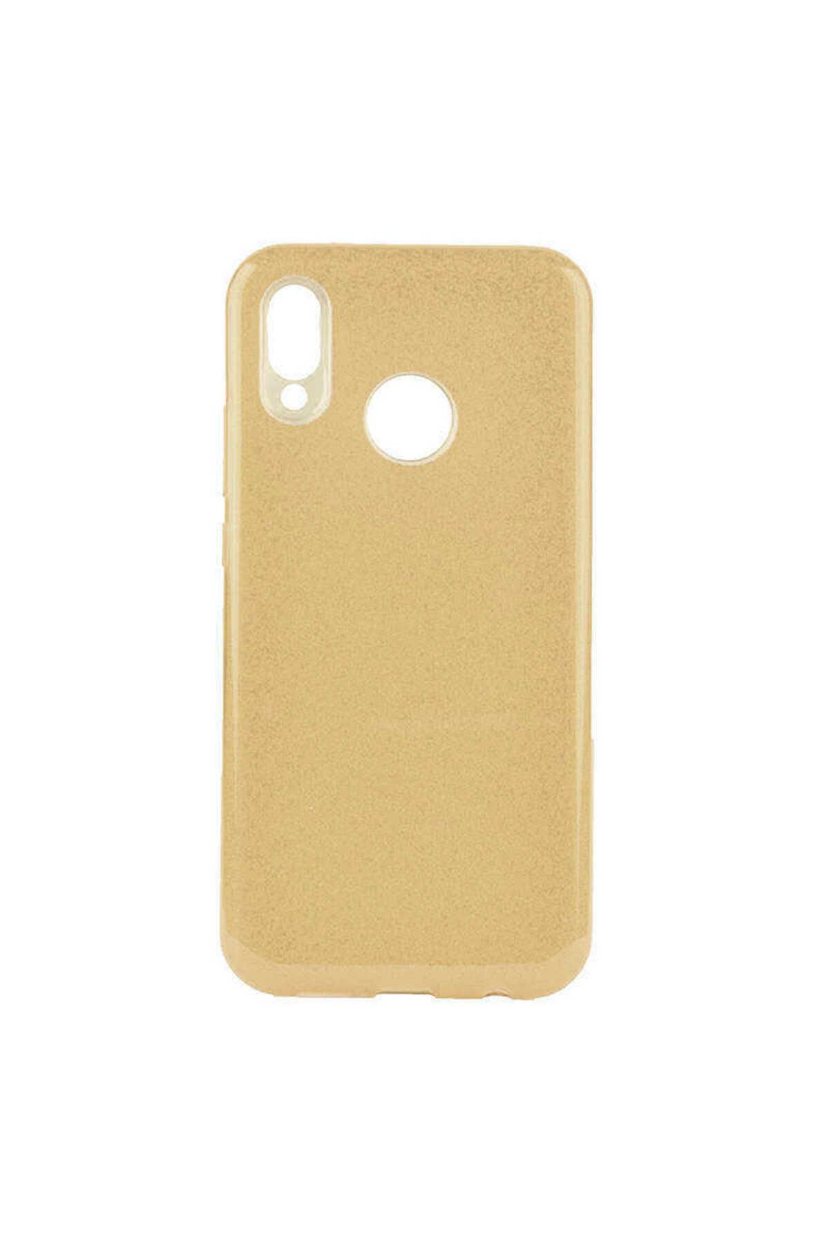 halkhouse Huawei Y9 2019 Kılıf Renkli Simli Parlak Şık Sert Kadın Kapak Shining Silikon