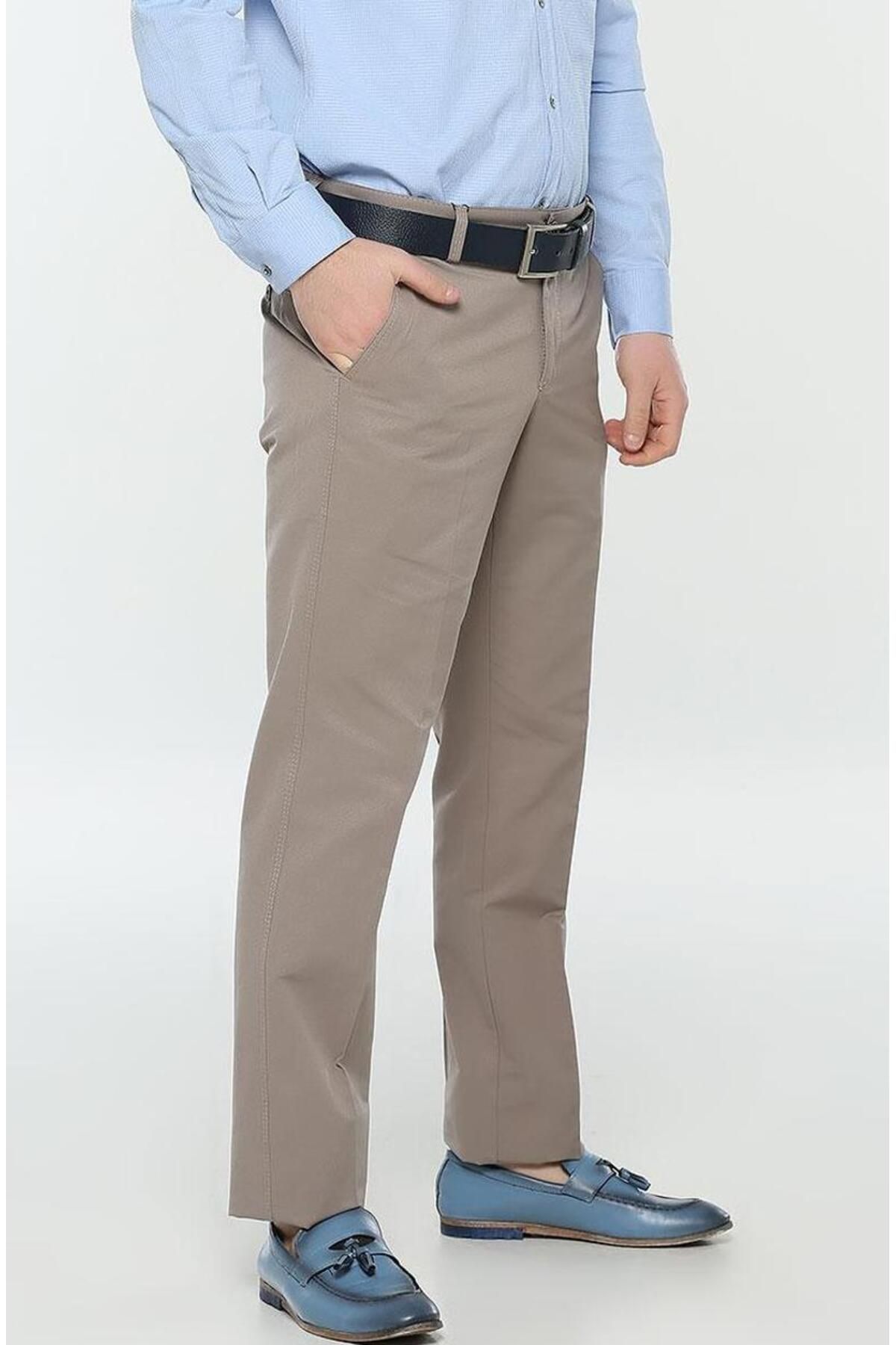 CLASSİCS MEN Hakamen Büyük Beden Erkek Keten Pantolon-7339