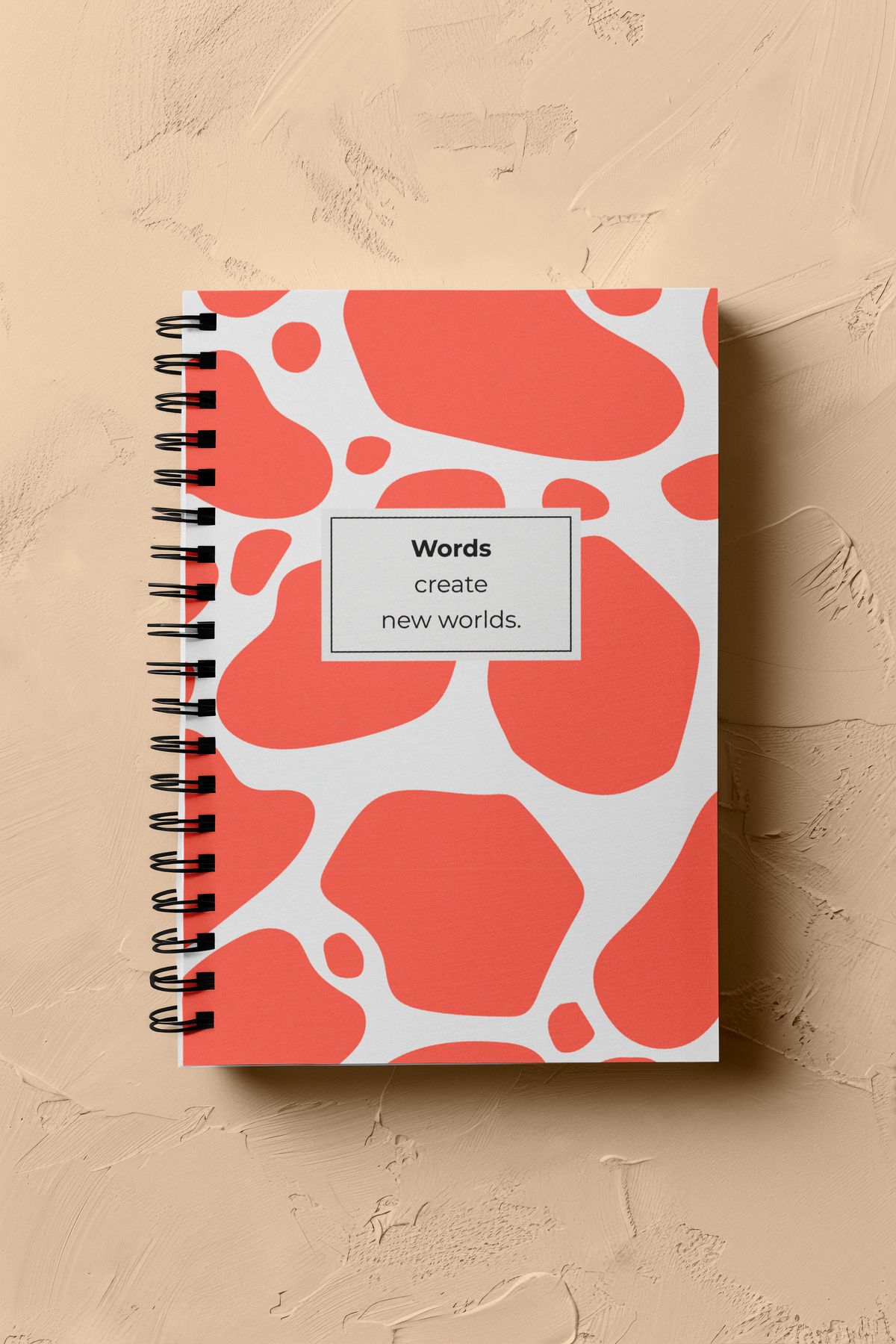 Notisyon Not Defteri, Defter, Okul Defteri, Leopar Defter, Leopar Kapak, Spiralli, A5, 120 Sayfa