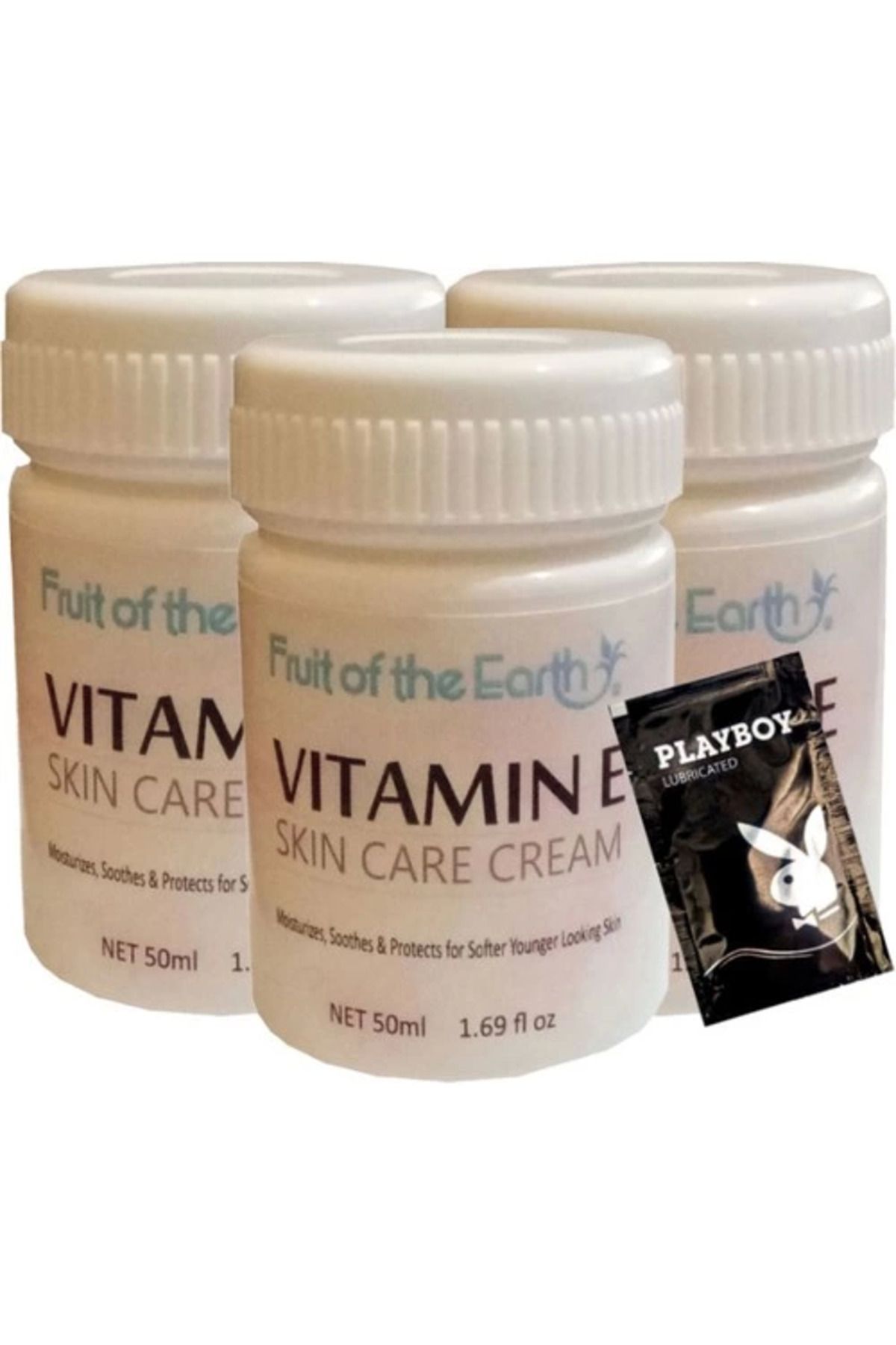 Vemora Fruit Of The Earth Skin Care 3lü Adet Cream Antiaging Krem LFHX0409 50 ml + 1 Adet Jel Hediye