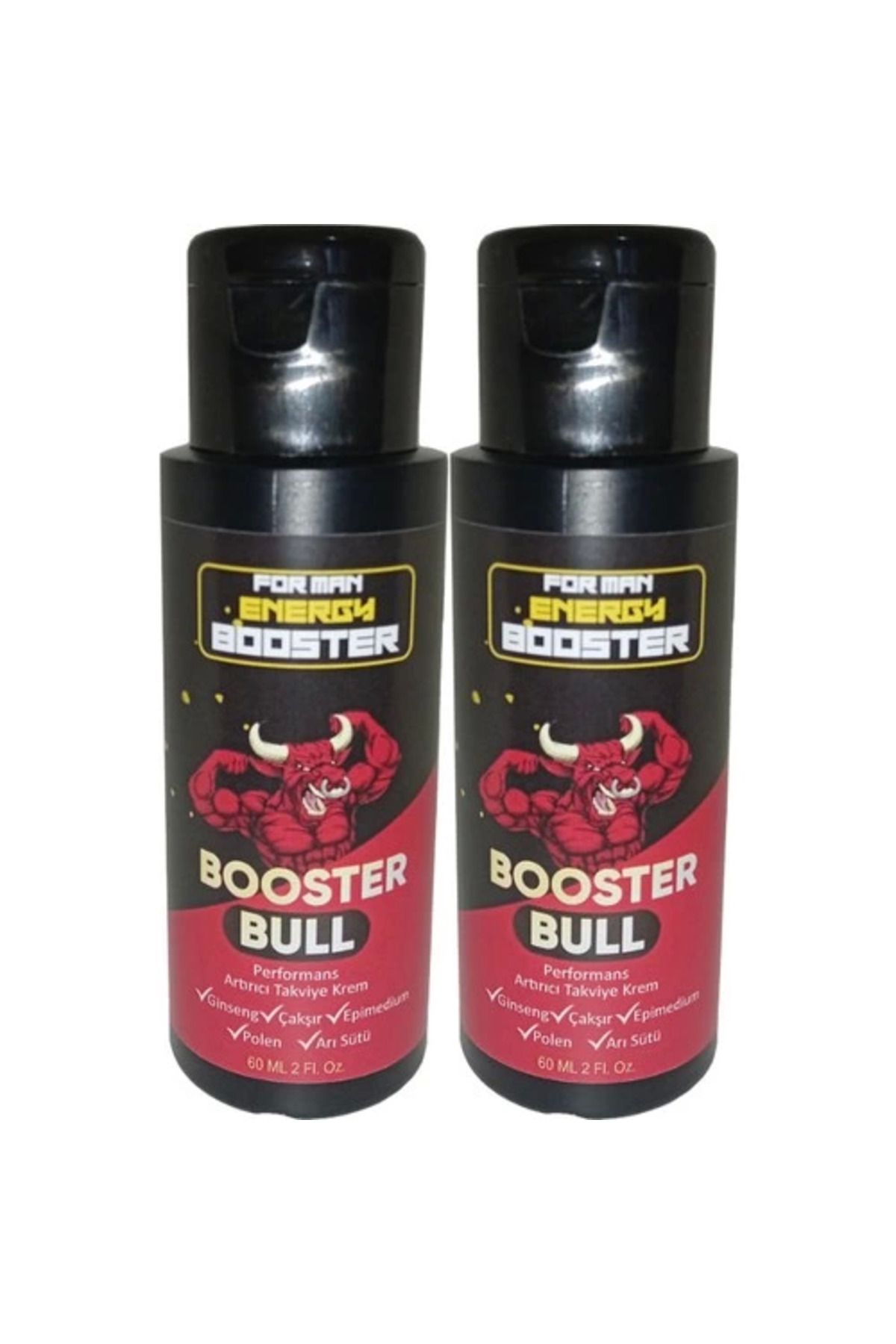 Vemora Booster Bull 2 Tane Erkeklere Özel Yüksek Hızlı Aktivasyon Kremi 60 ml - 2 Adet 60 ml VPMYN120